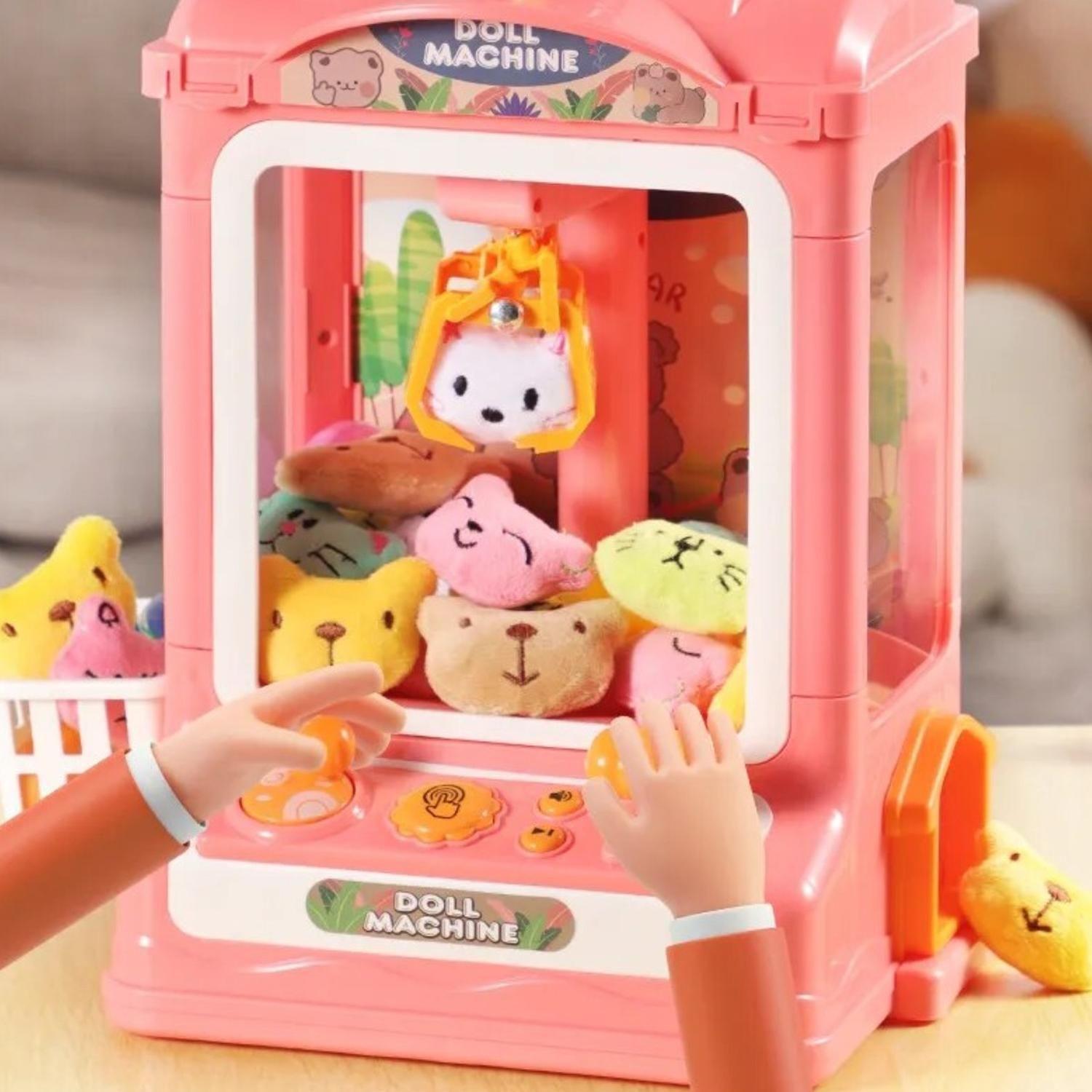 Juguete Mini Maquina Saca Peluche Garra Kawaii Doll Machine-6