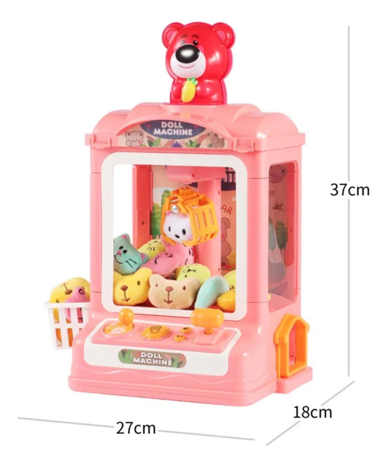 Juguete Mini Maquina Saca Peluche Garra Kawaii Doll Machine-7