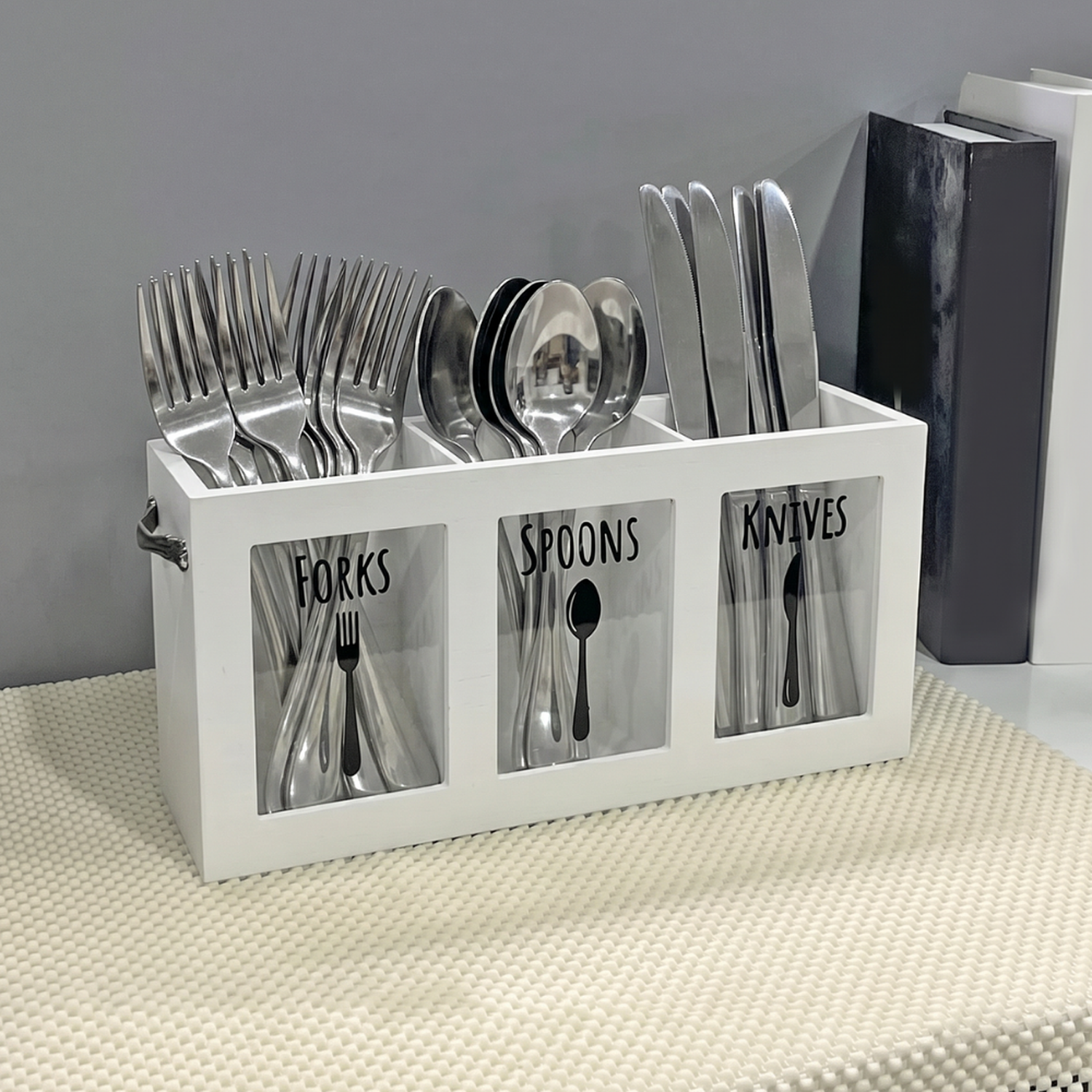 Organizador De Servicios Porta Servicios Cubiertos De Cocina-1