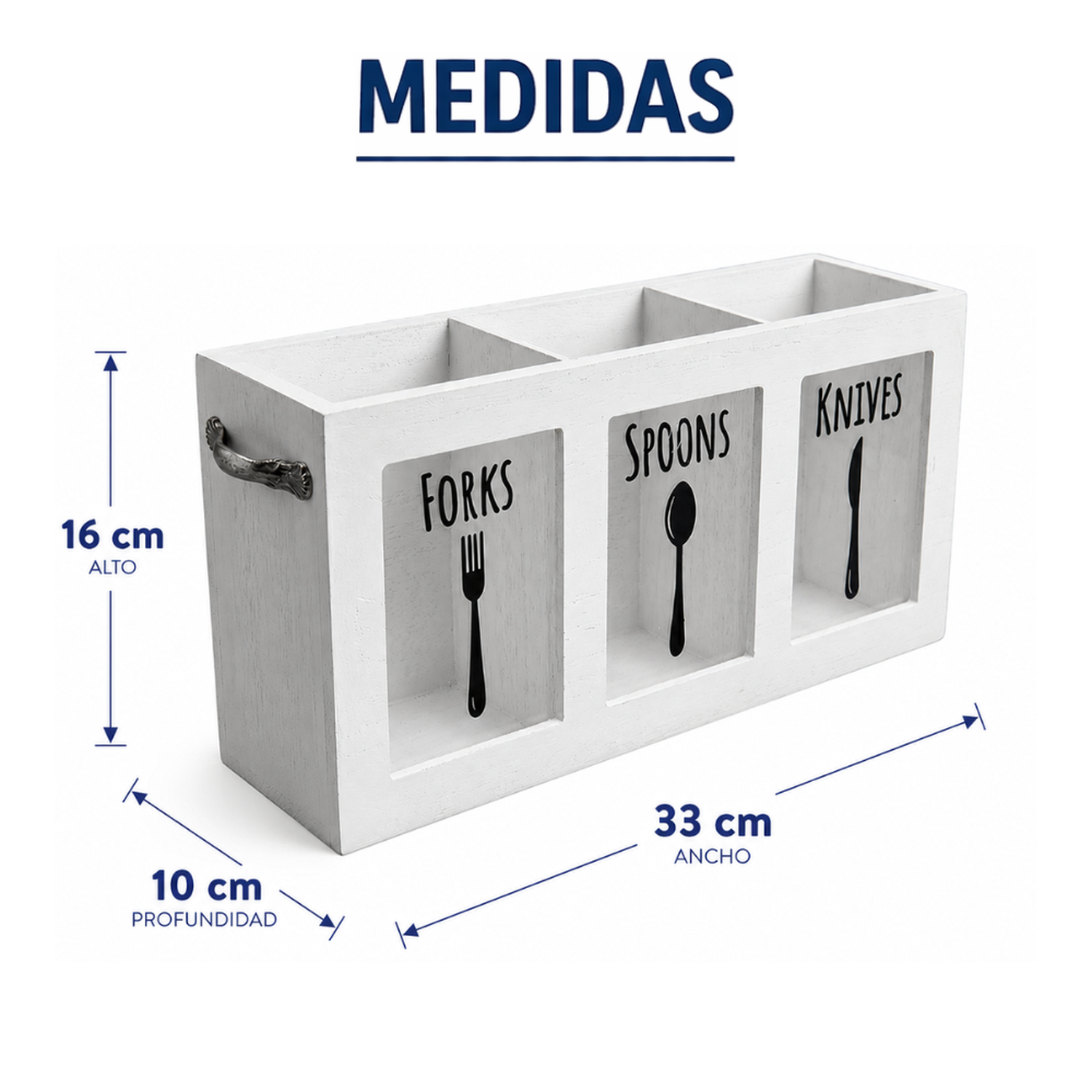 Organizador De Servicios Porta Servicios Cubiertos De Cocina-8