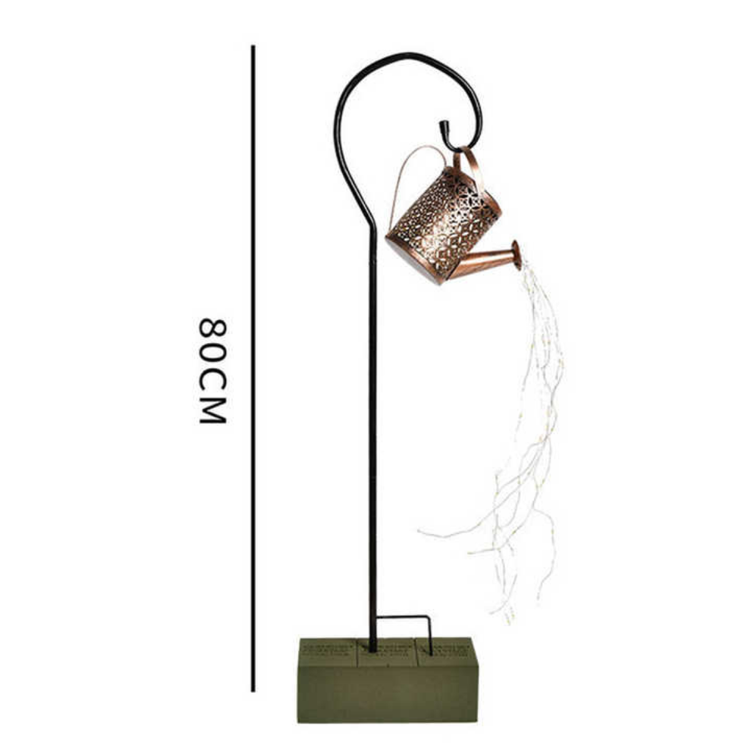 Regadera Solar Led Decorativa Impermeable Jardin Decoracion-4