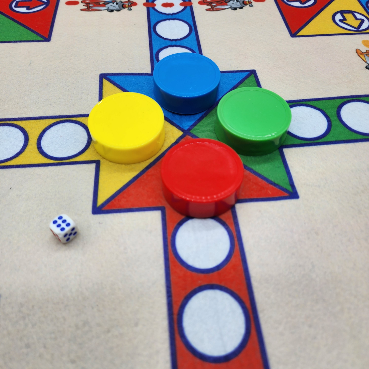 Juego De Mesa Ludo Grande Entretenimiento Tapete Didactico-3