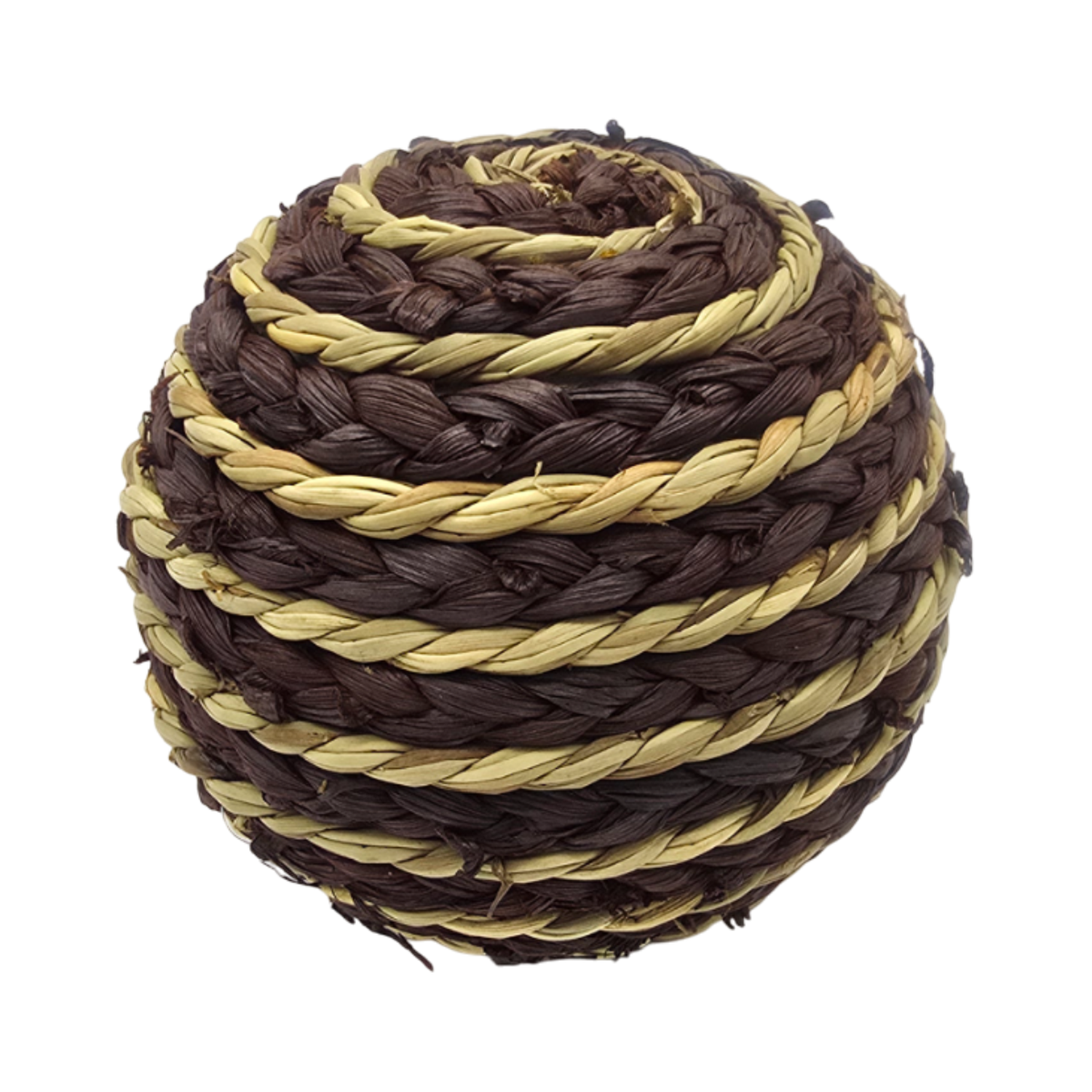 Set 2 Esferas De Yute Cuerda Para Decoracion Pelota Marron-2