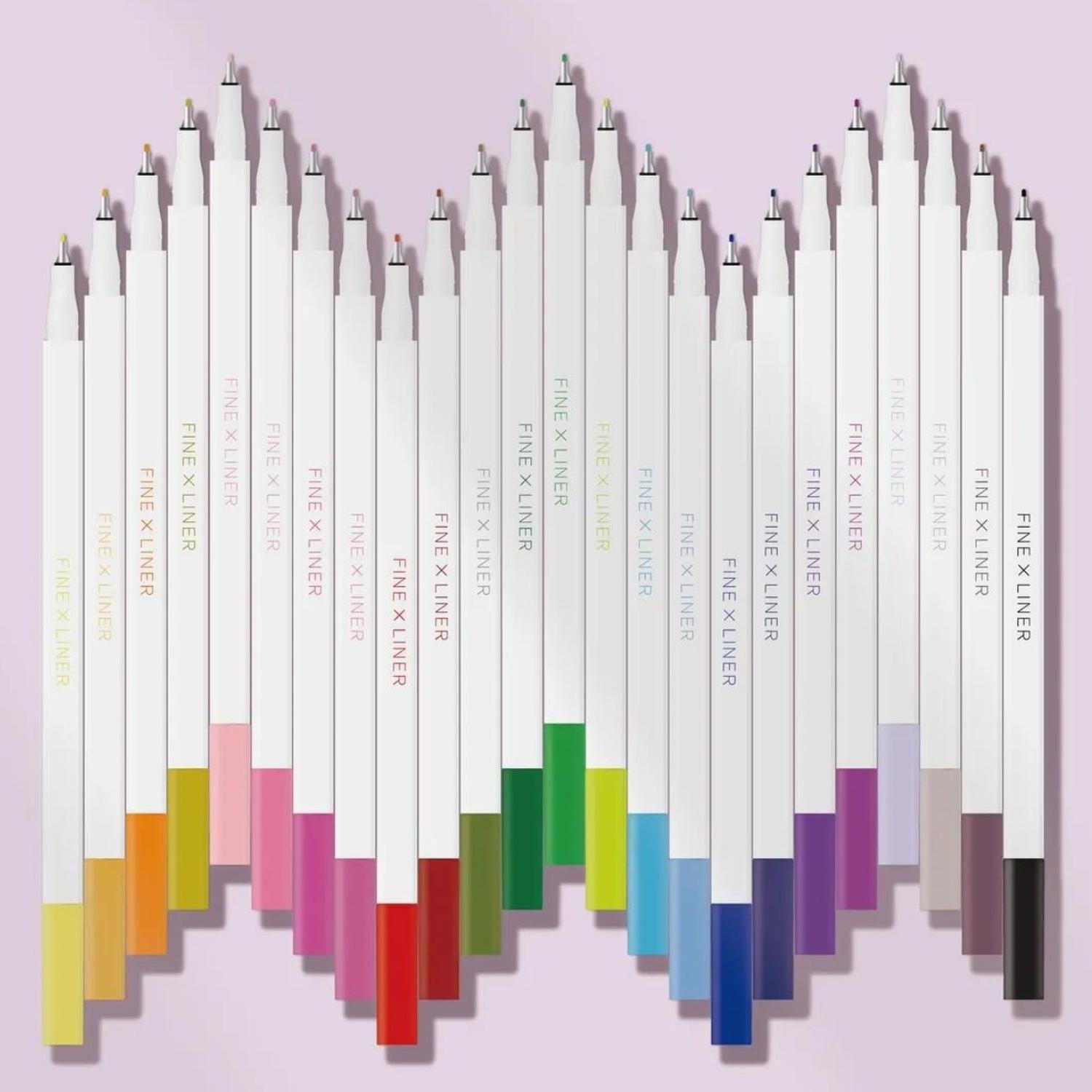 Set 24 Lapices Tira Lineas Fine X Liner Dibujo Profesional-3
