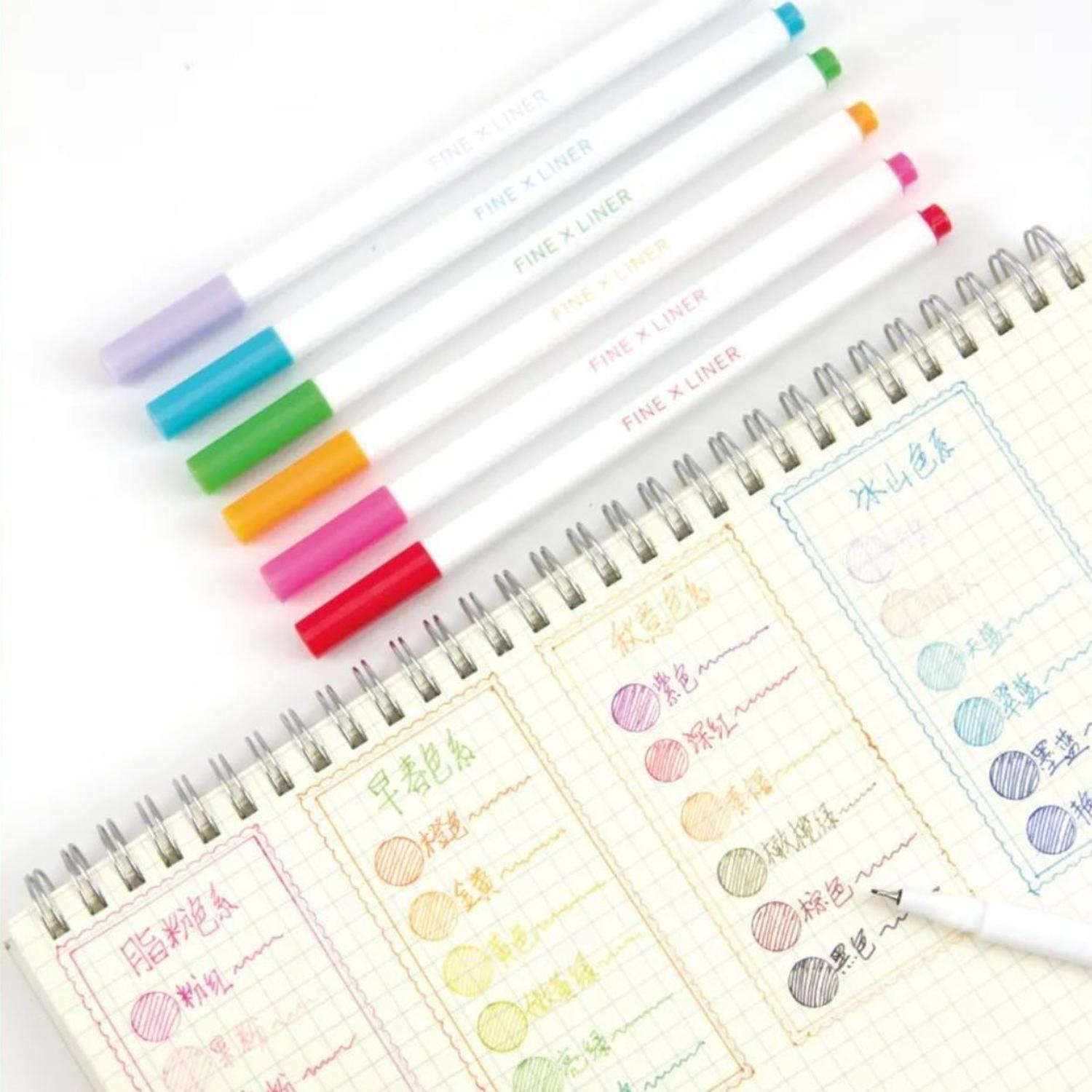 Set 24 Lapices Tira Lineas Fine X Liner Dibujo Profesional-5
