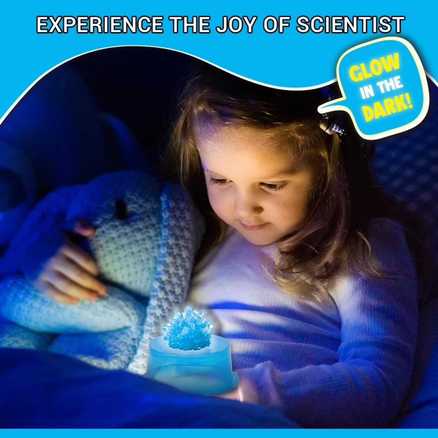 Kit Ciencias Cultivo De Cristales Luminoso Juguete Educativo-4