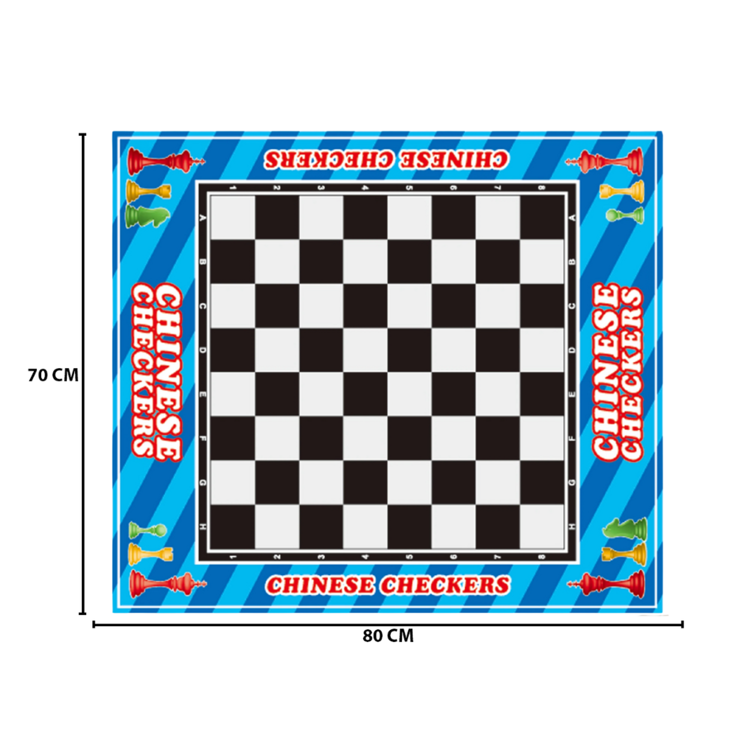 Juego Tablero Ajedrez Alfombra De Entretención Niños-6