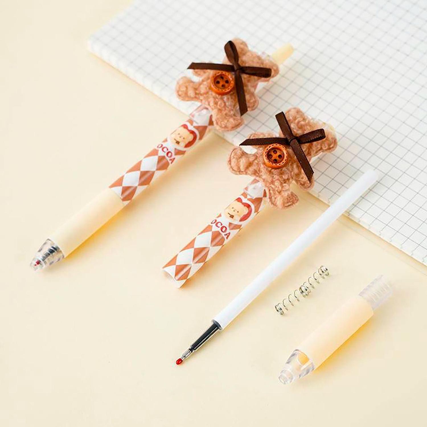 Set 3 Lápices Kawaii Cute Diseño Osito Tierno Amor-1