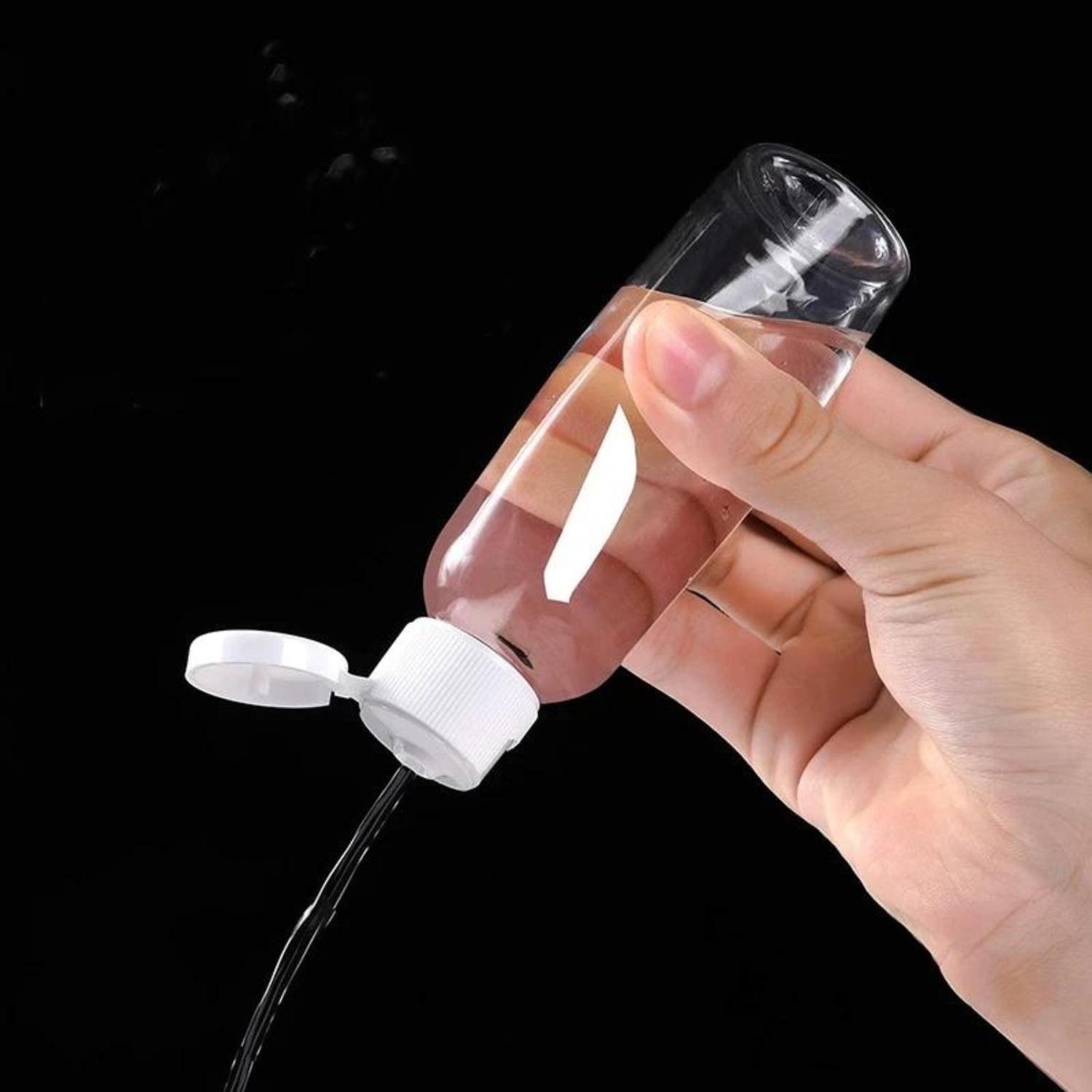 Set 6 Botella De Viaje Dispensadora 50 Ml Transparente-3