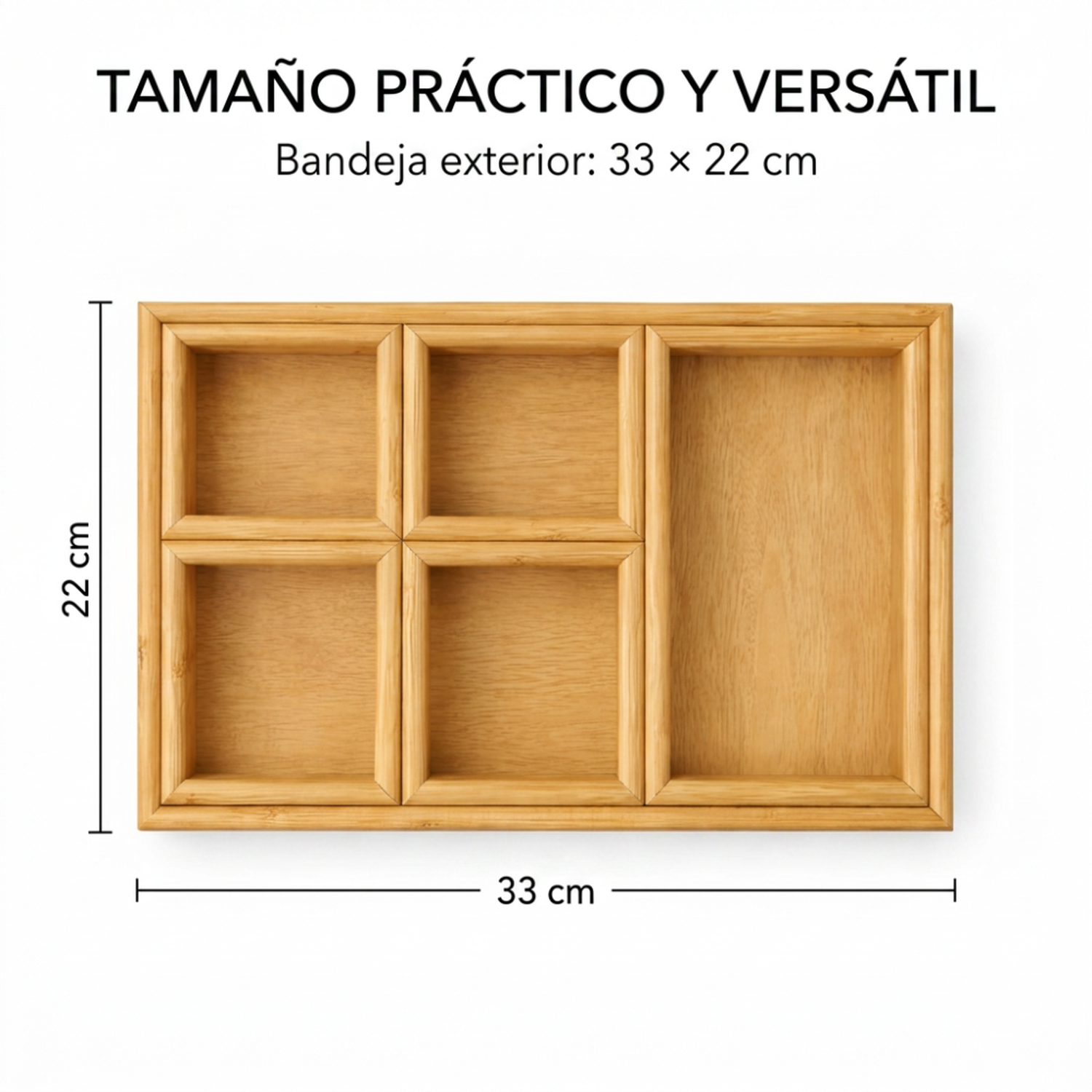 Set 6 Bandejas De Bambu Para Picoteo Aperitivos Coctel-6