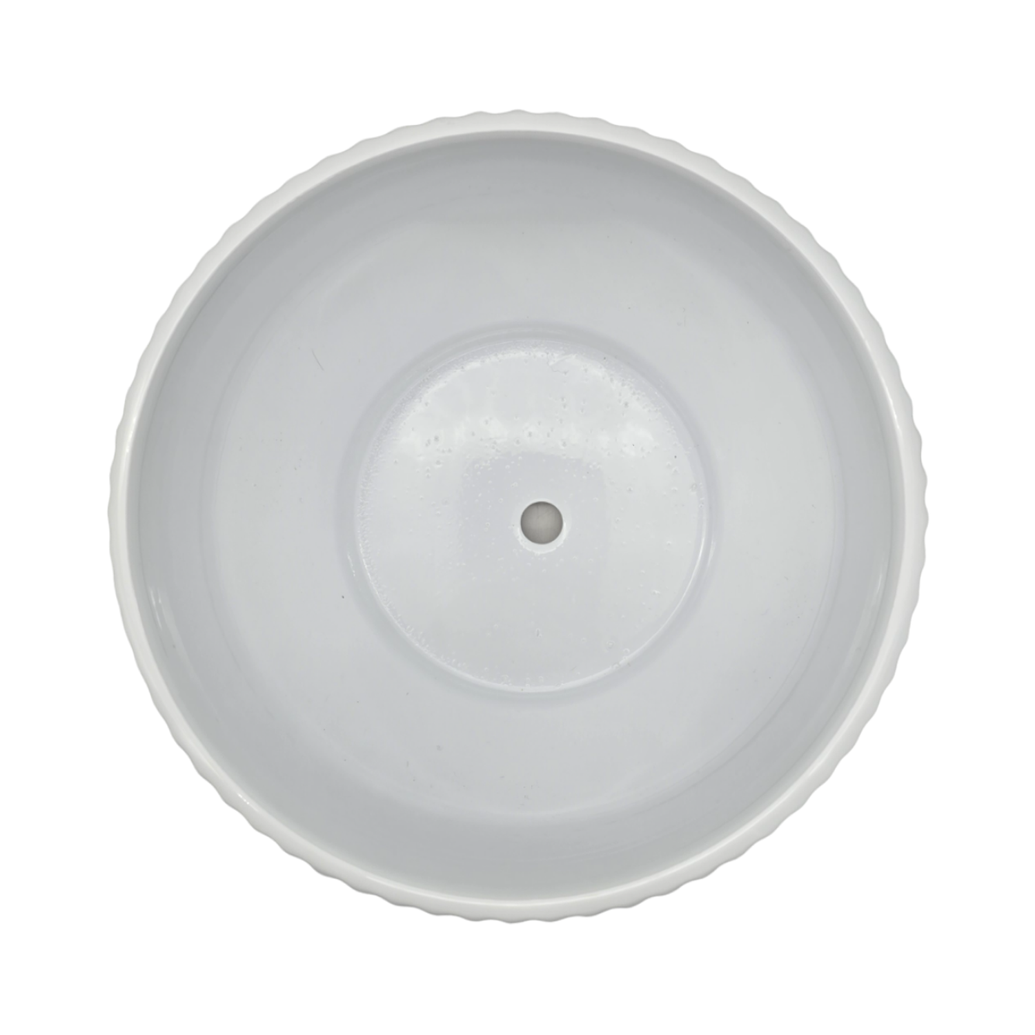 Macetero Maceta De Ceramica Copon Blanco Brillante M-3