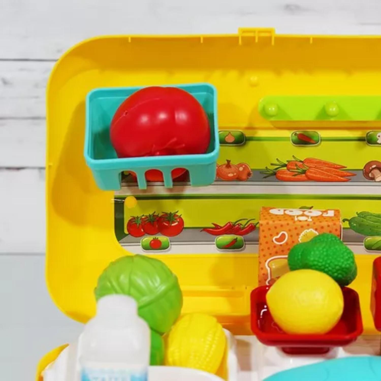 Set Maleta Maletin Infantil Cocina Amarilla Niños Juegos-4