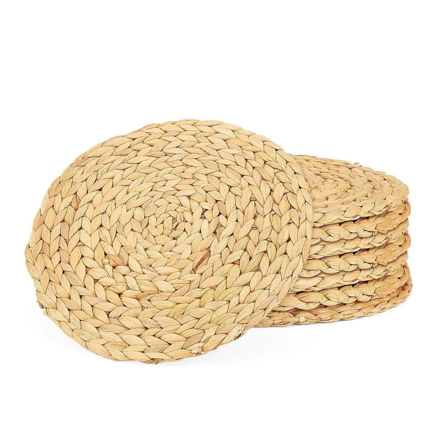 Set 6 Individuales Redondos Para Comedor Terraza Manteles-1