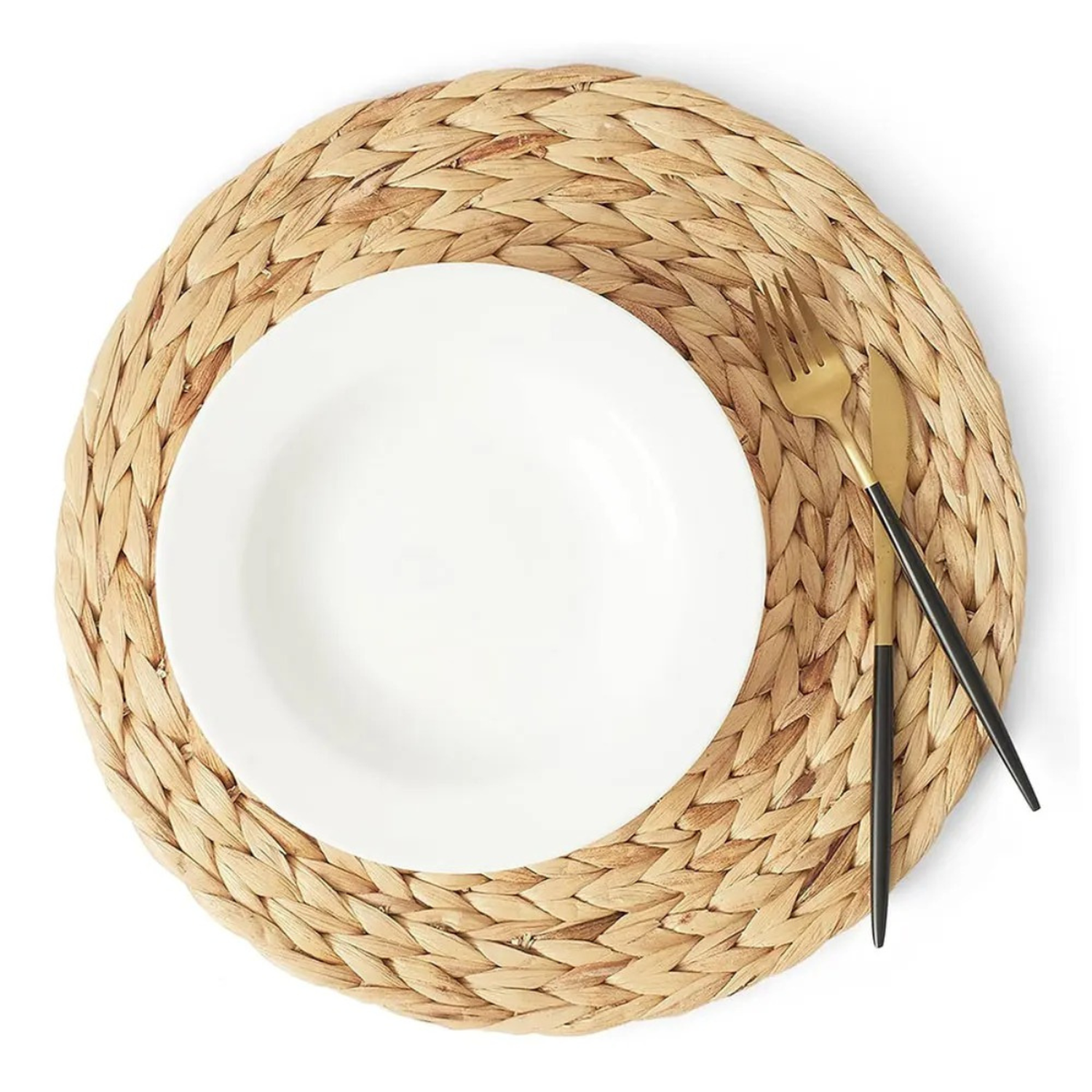 Set 6 Individuales Redondos Para Comedor Terraza Manteles-2