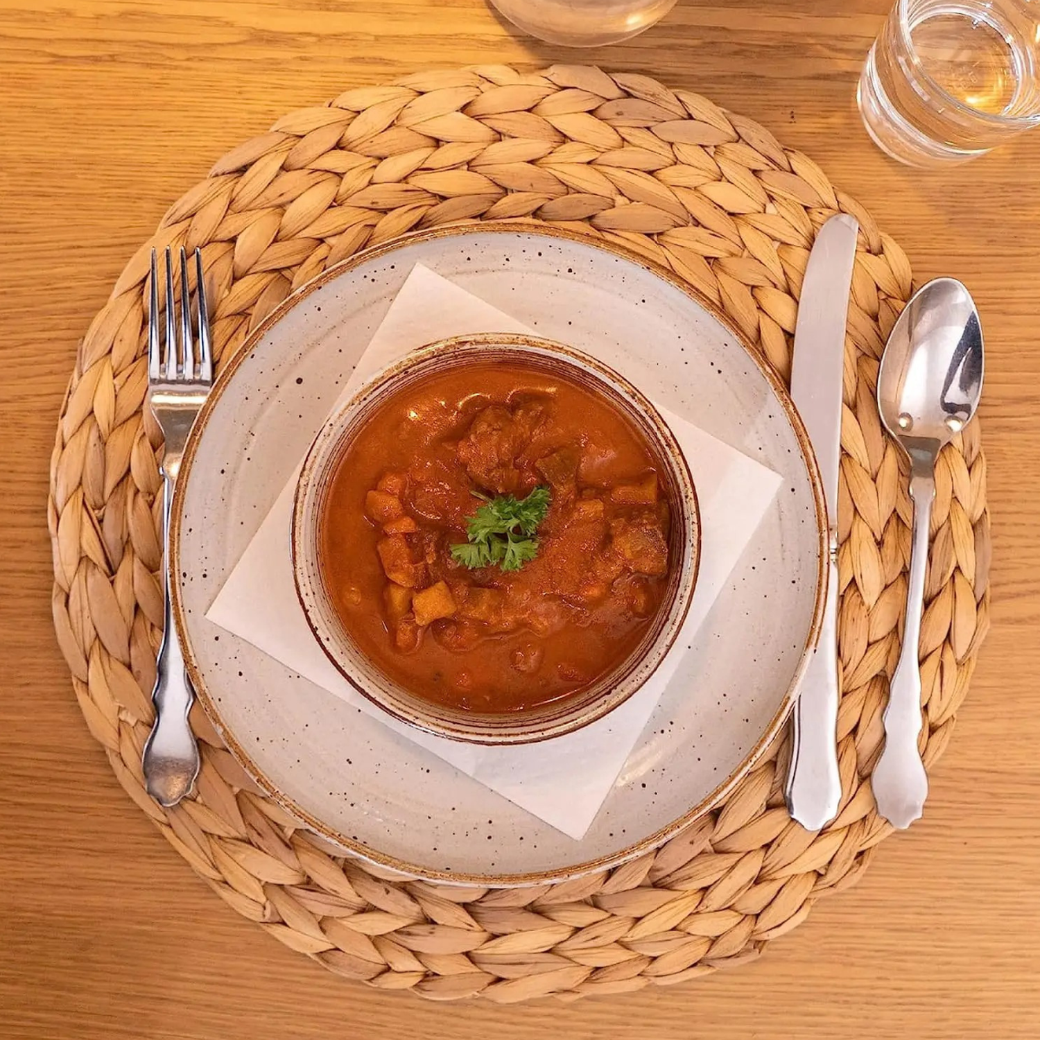 Set 6 Individuales Redondos Para Comedor Terraza Manteles-6