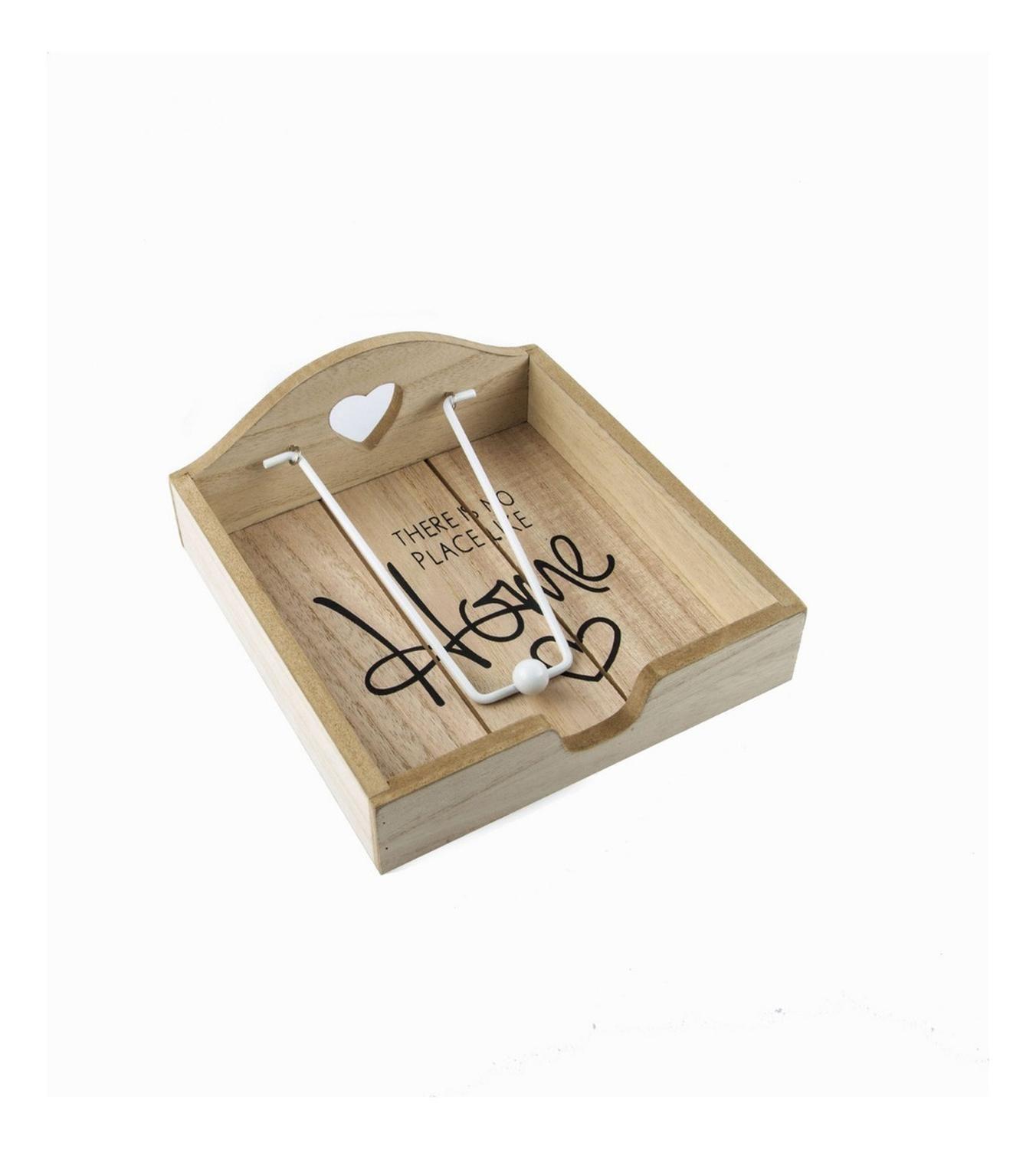 Porta Servilletas De Madera Estilo Vintage Buena Calidad-1