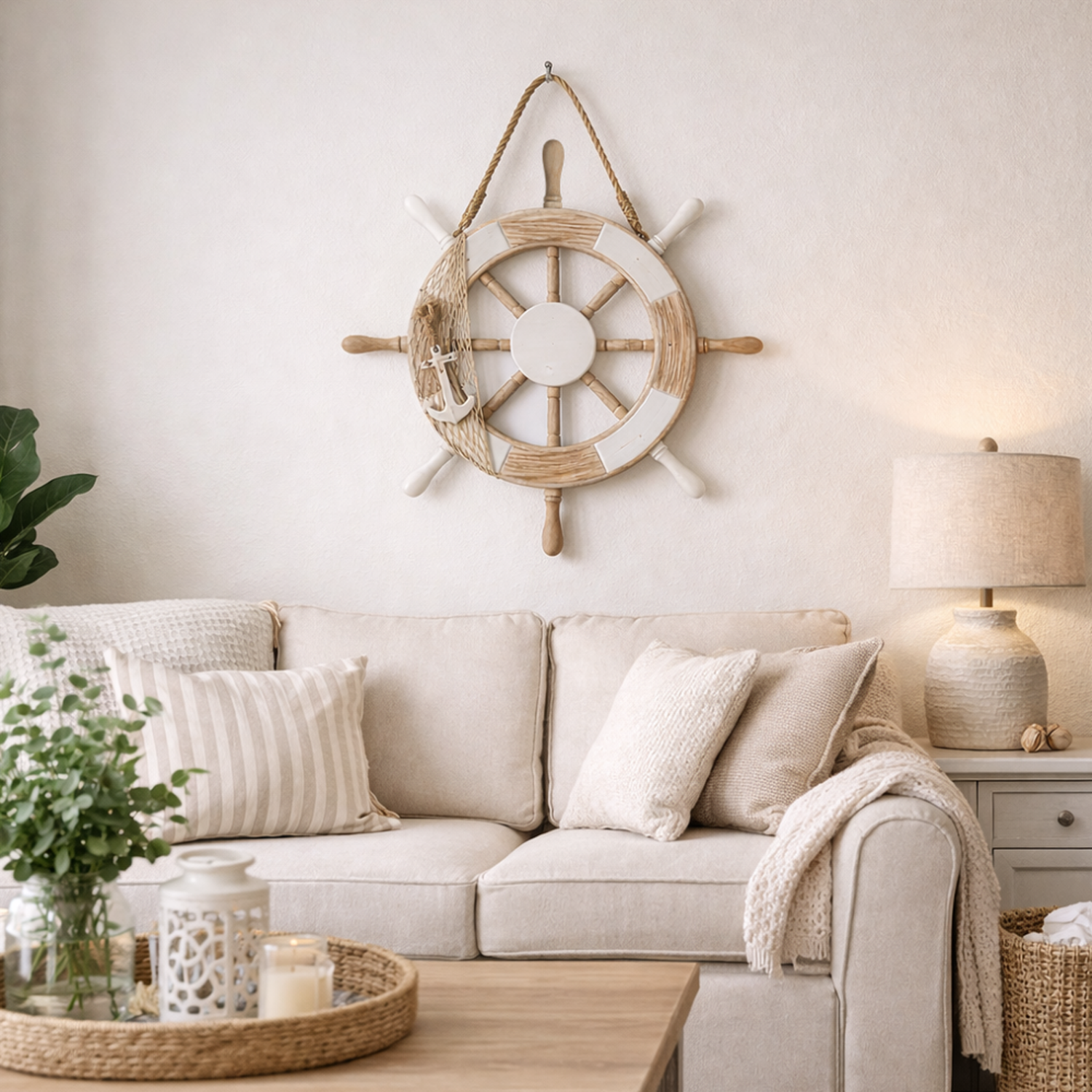 Timon De Barco Decorativo De Madera Para Pared Decoracion-2