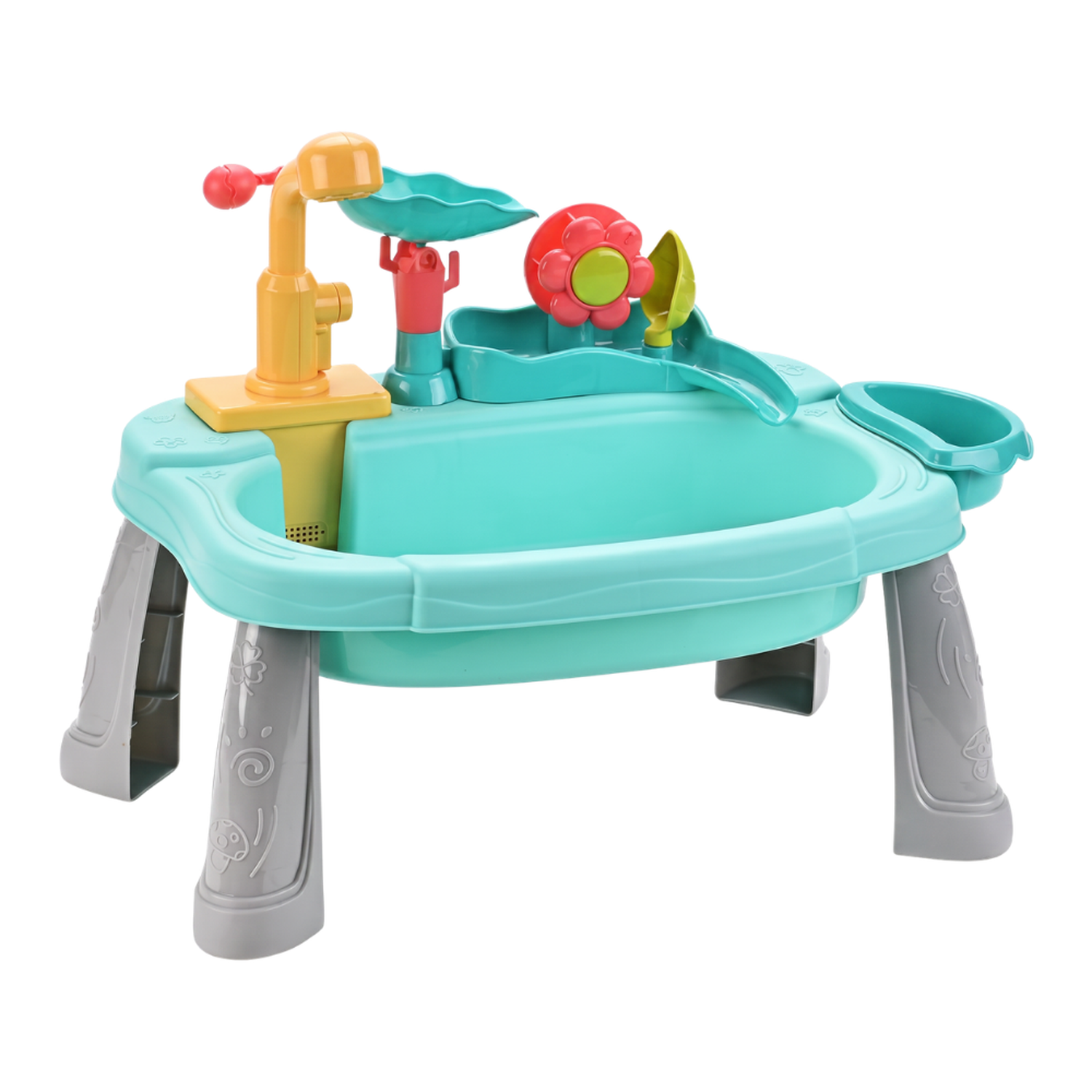 Lavaplatos Infantil Con Agua Recirculante Pesca Y Accesorios-0