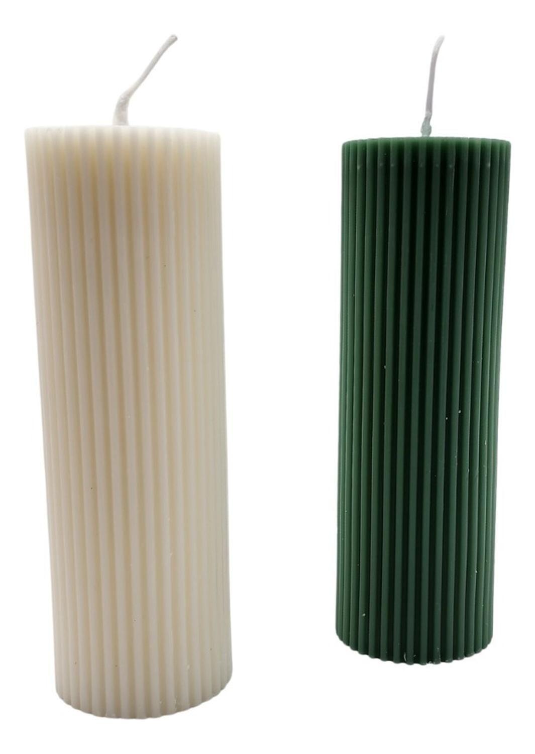 Vela Aromática Perfumada Acanalada Para Decoración Hogar-2