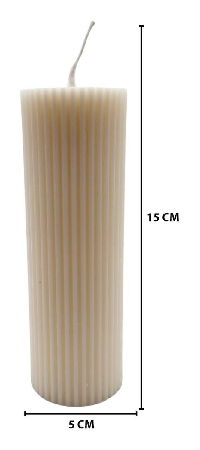 Vela Aromática Perfumada Acanalada Para Decoración Hogar-3
