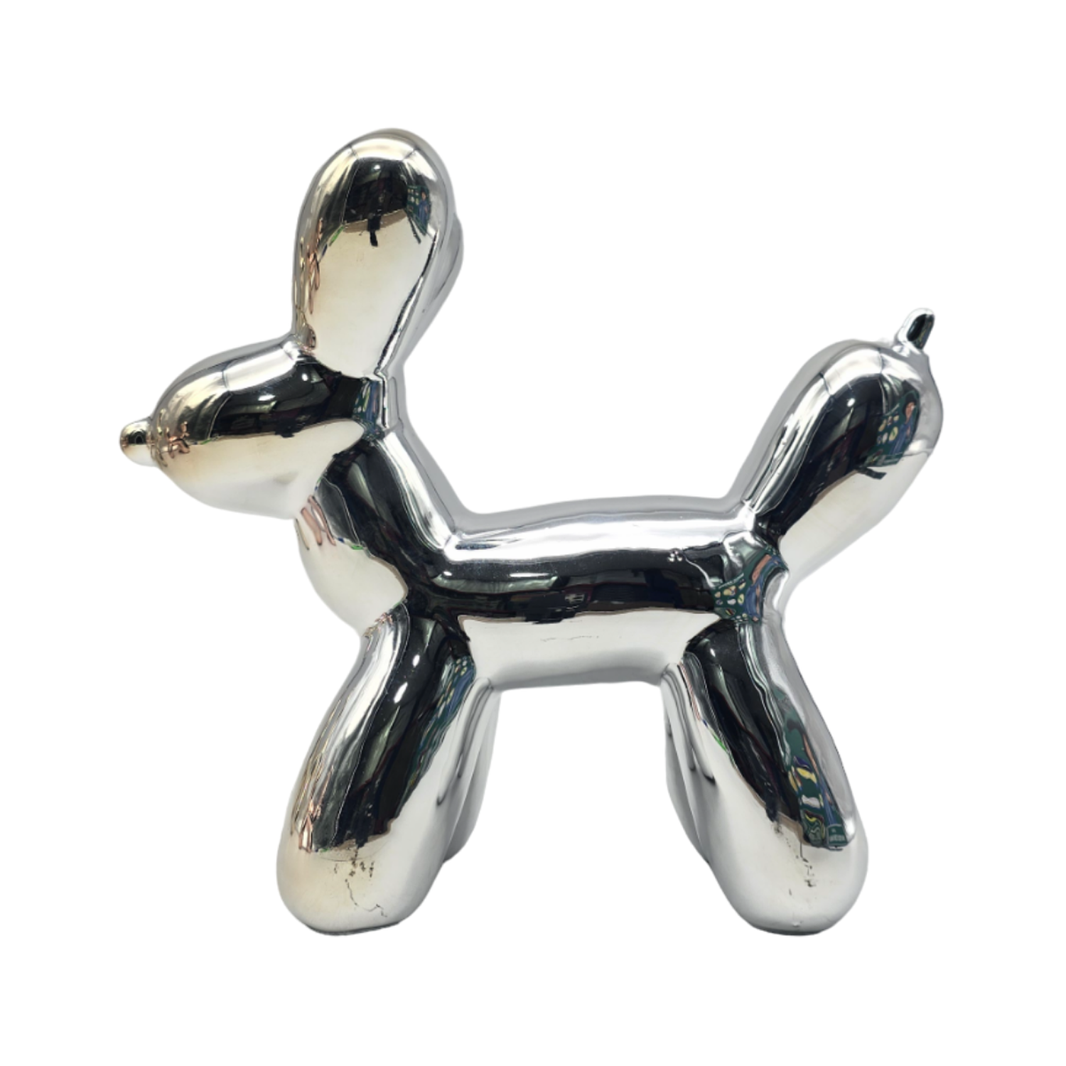 Adorno Perro Mascota Efecto Globo Metalizado Decoracion-2