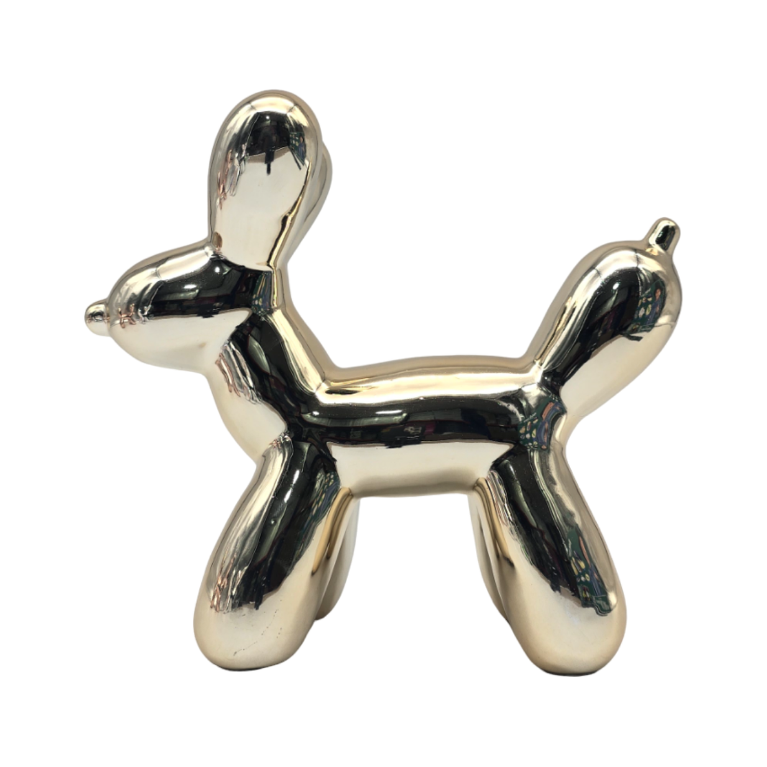 Adorno Perro Mascota Efecto Globo Metalizado Decoracion-2