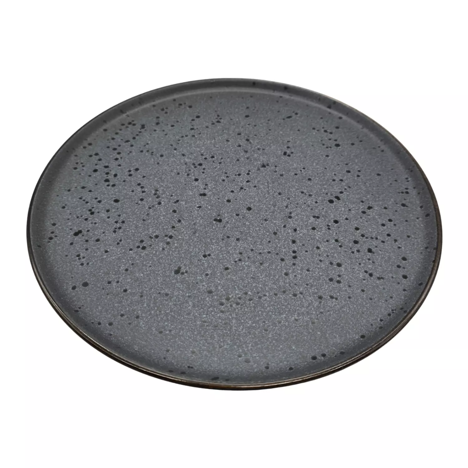 Set 6 Platos De Ceramica Gris Elegante Minimalist Plato Bajo-2