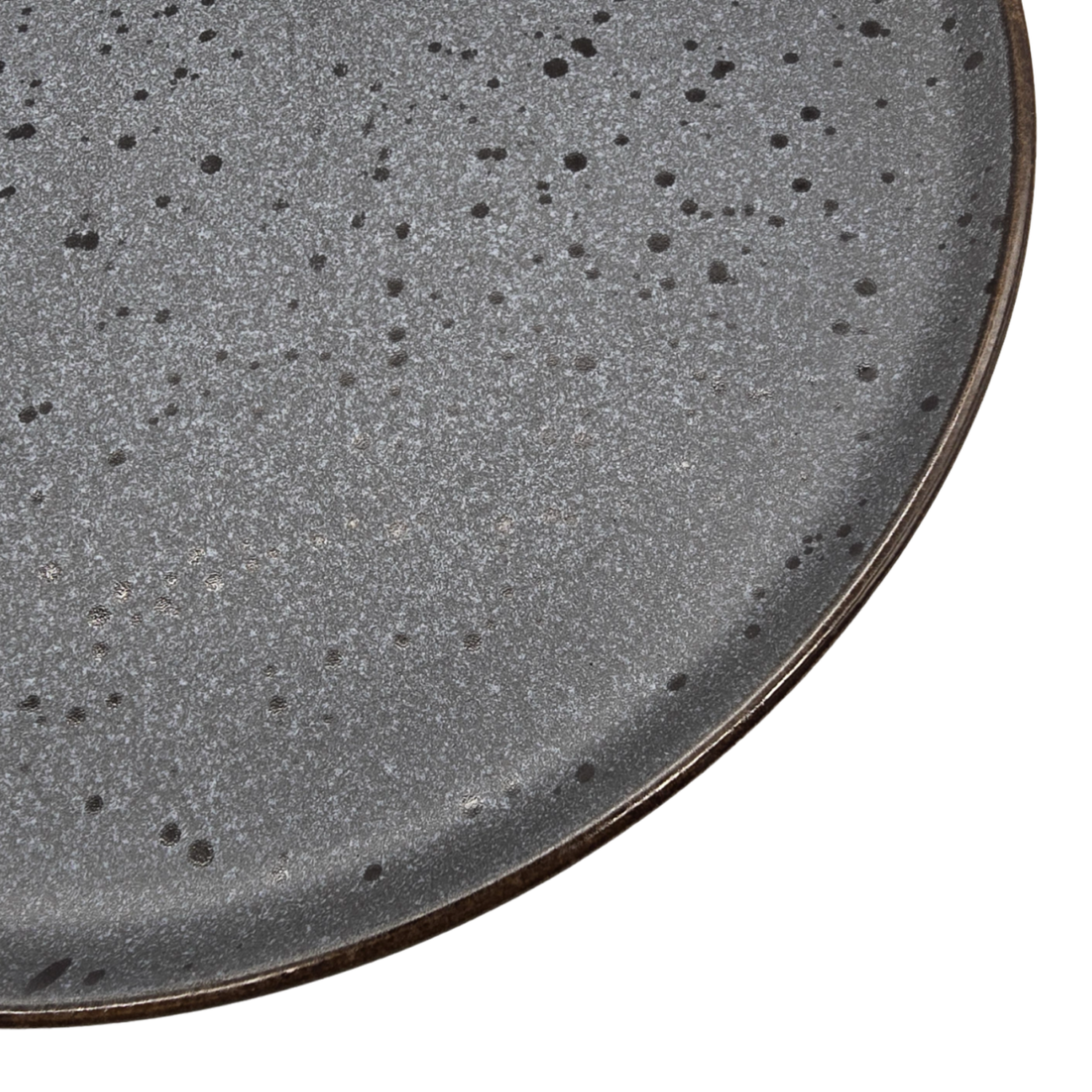 Set 6 Platos De Ceramica Gris Elegante Minimalist Plato Bajo-3