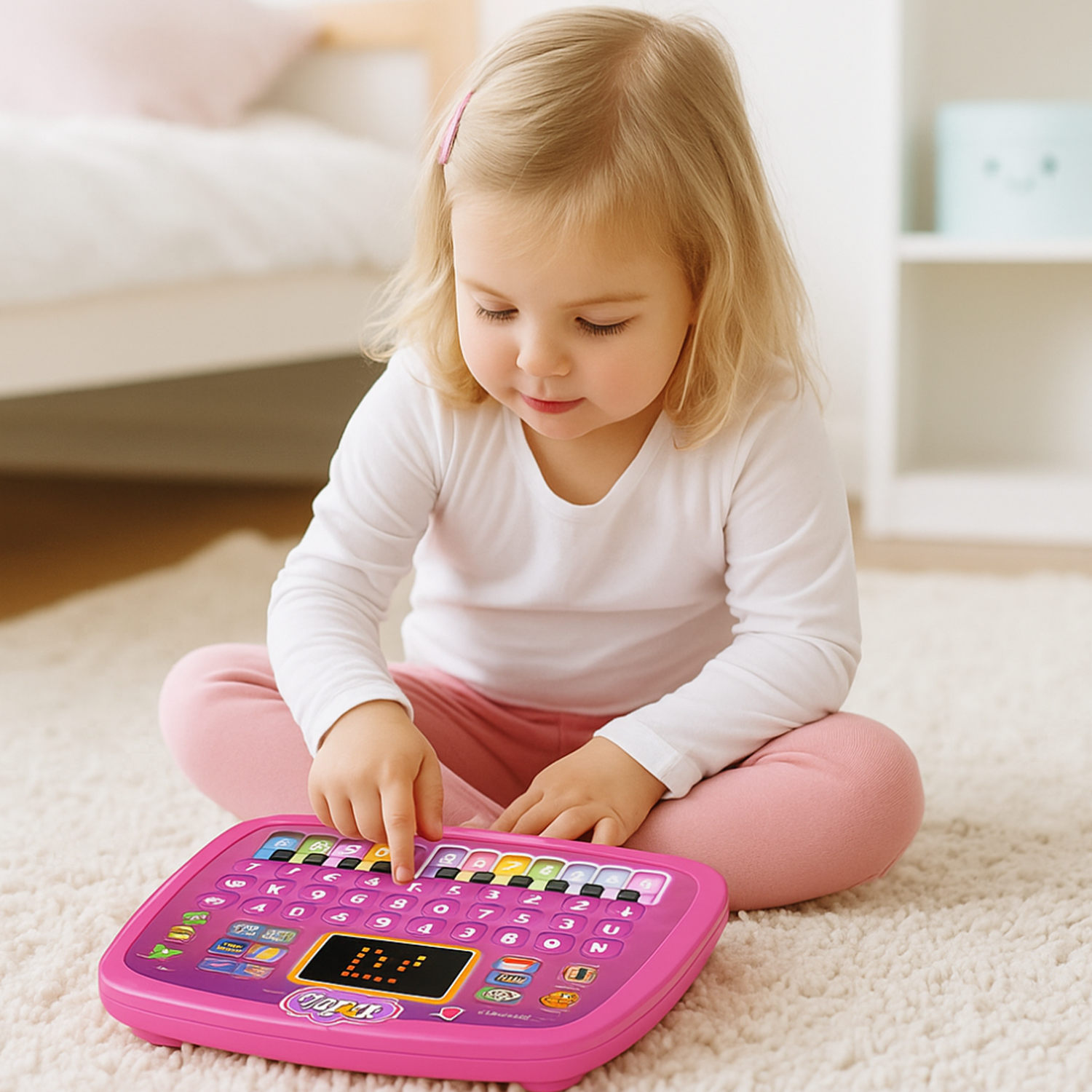 Computadora Educativa Infantil Juguete Piano Letras y Numero-4