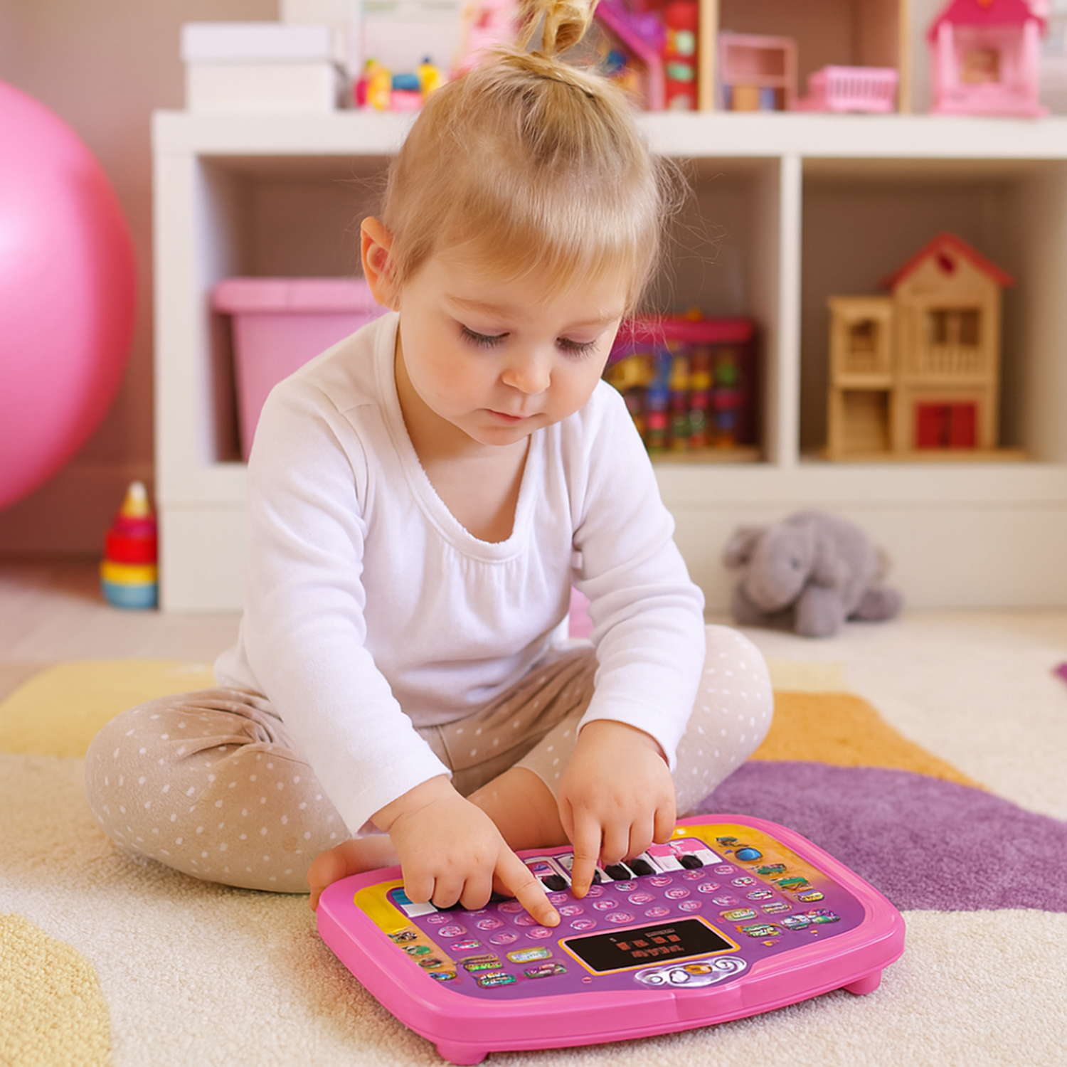 Computadora Educativa Infantil Juguete Piano Letras y Numero-5