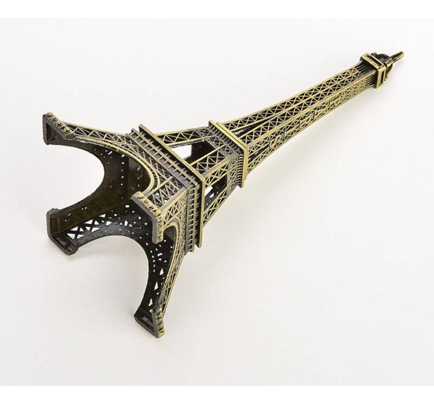 Pack 2 Adorno Torre Eiffel Paris Francia Metalica-4