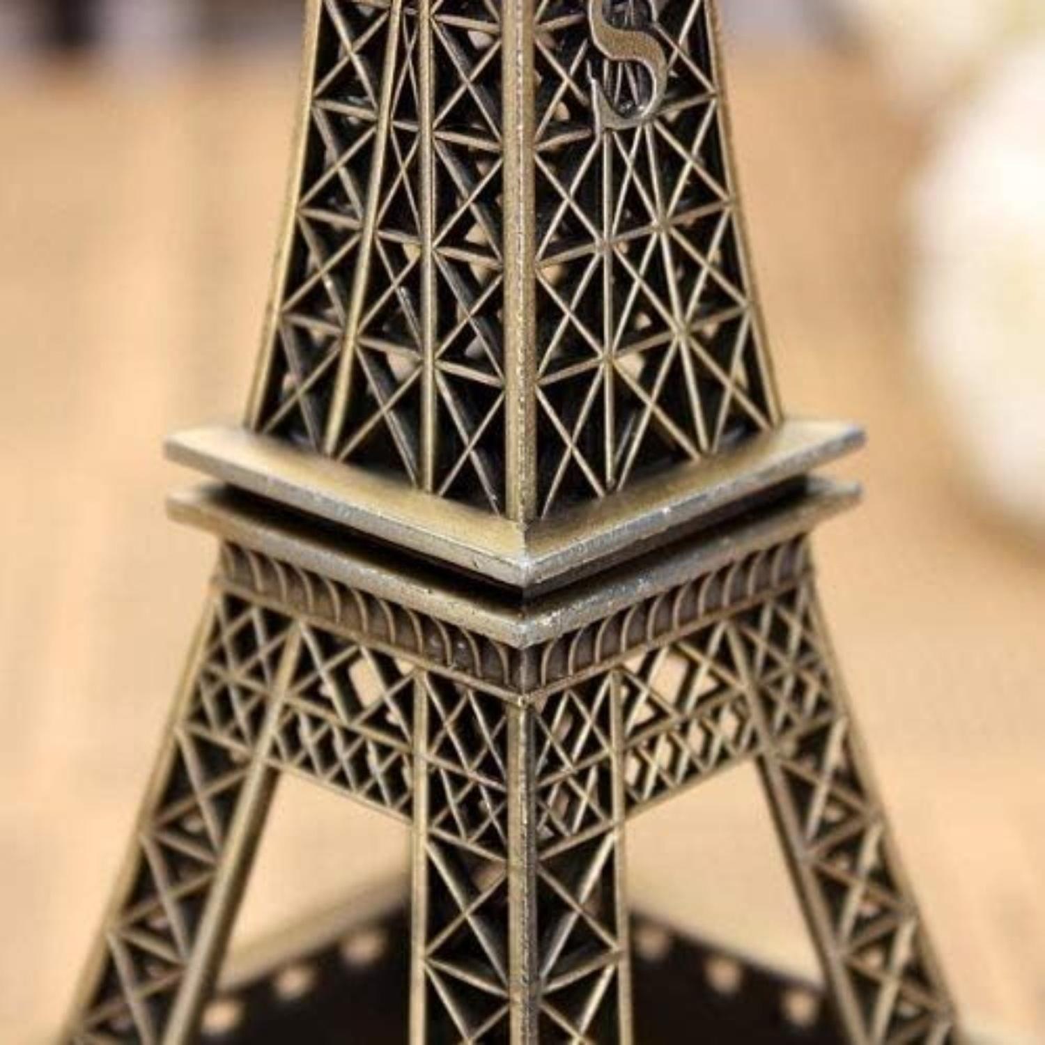 Pack 2 Adorno Torre Eiffel Paris Francia Metalica-6