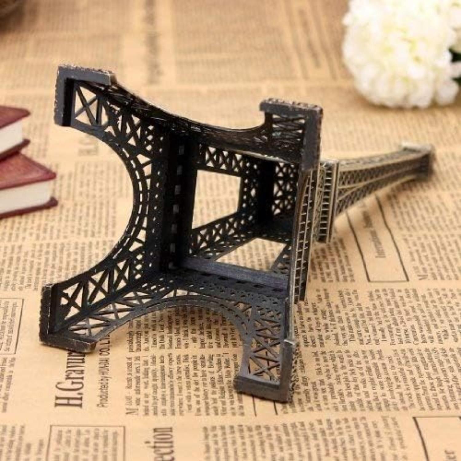 Pack 2 Adorno Torre Eiffel Paris Francia Metalica-7