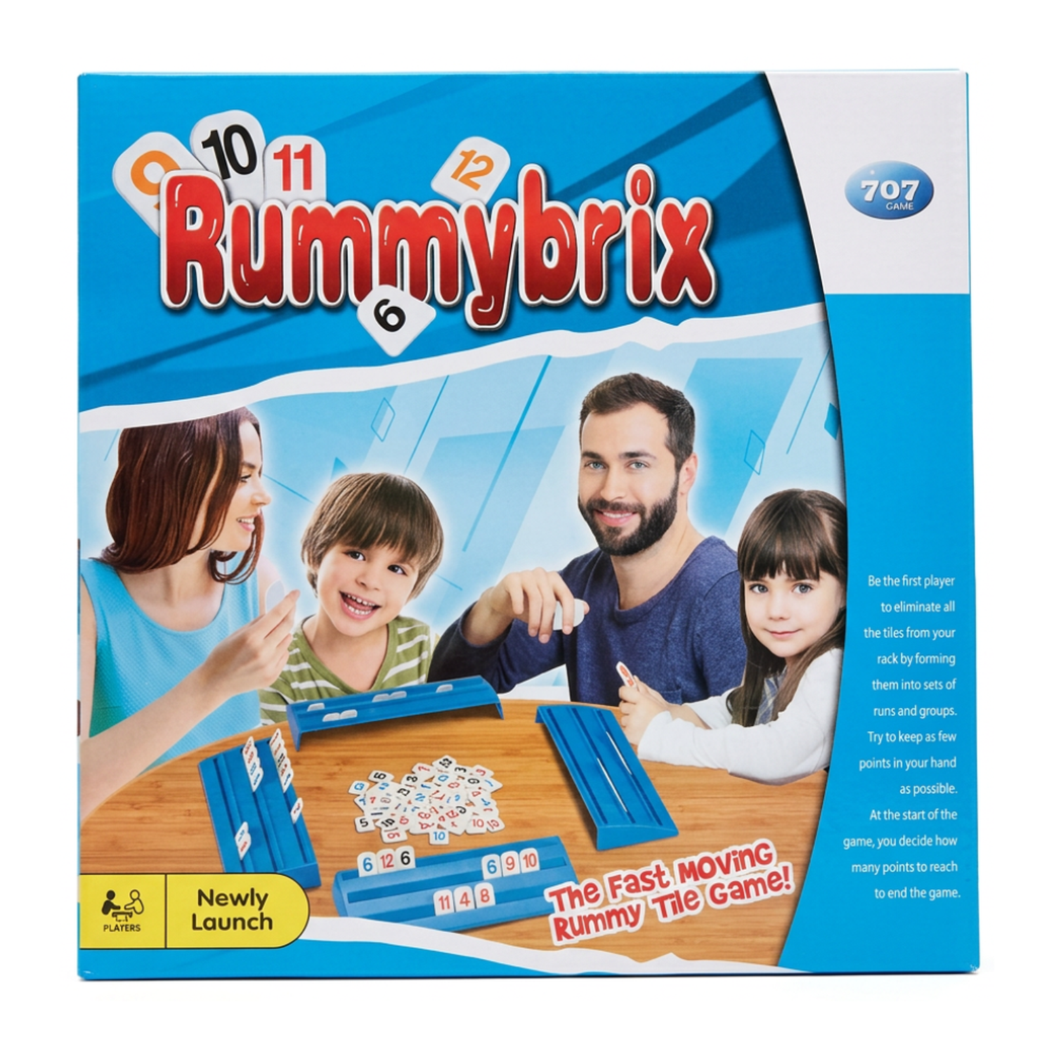 Juego Rummikub Juego De Mesa Estrategia Familiar Clasico-5