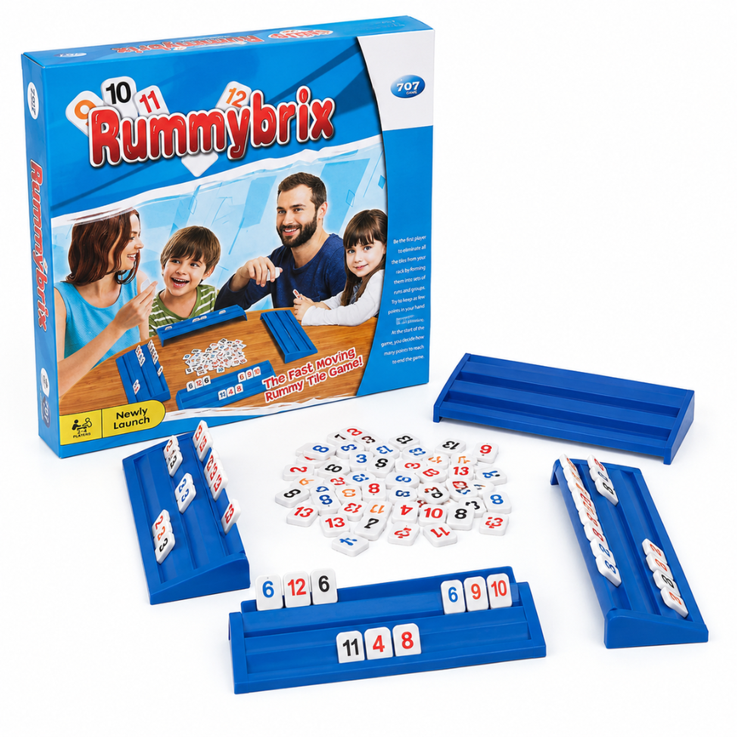 Juego Rummikub Juego De Mesa Estrategia Familiar Clasico-6