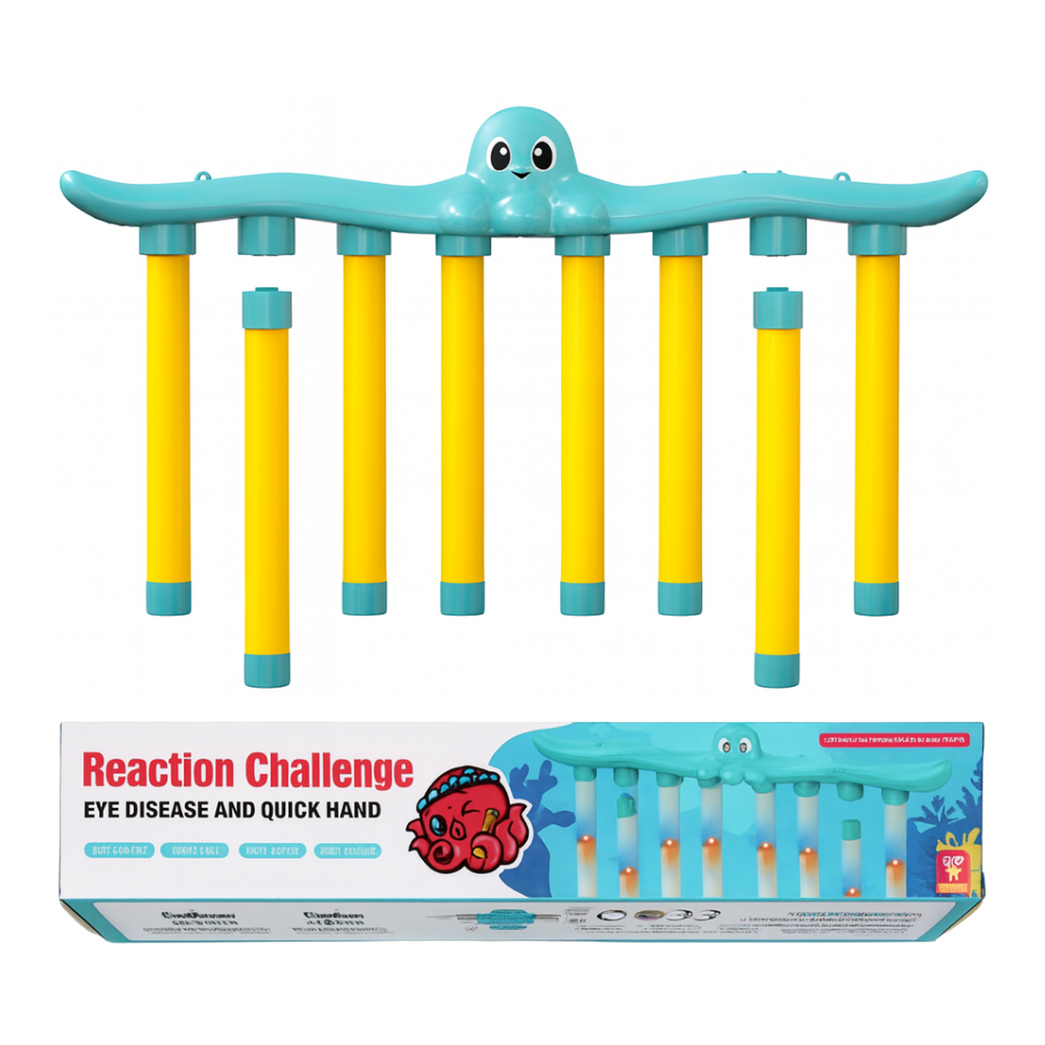Juego De Concentracion Reaccion Infantil Pulpo Con Control-4