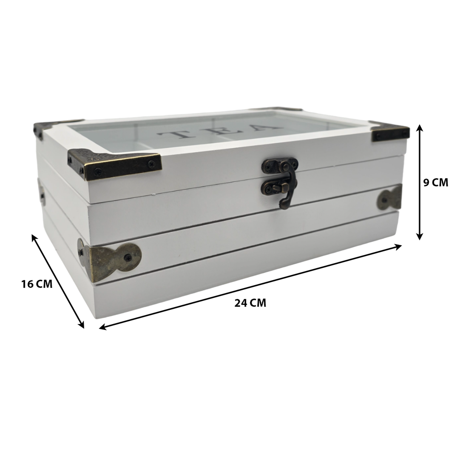 Caja De Te Porta Te Caja De Madera Para El Te 6 Divisiones-4