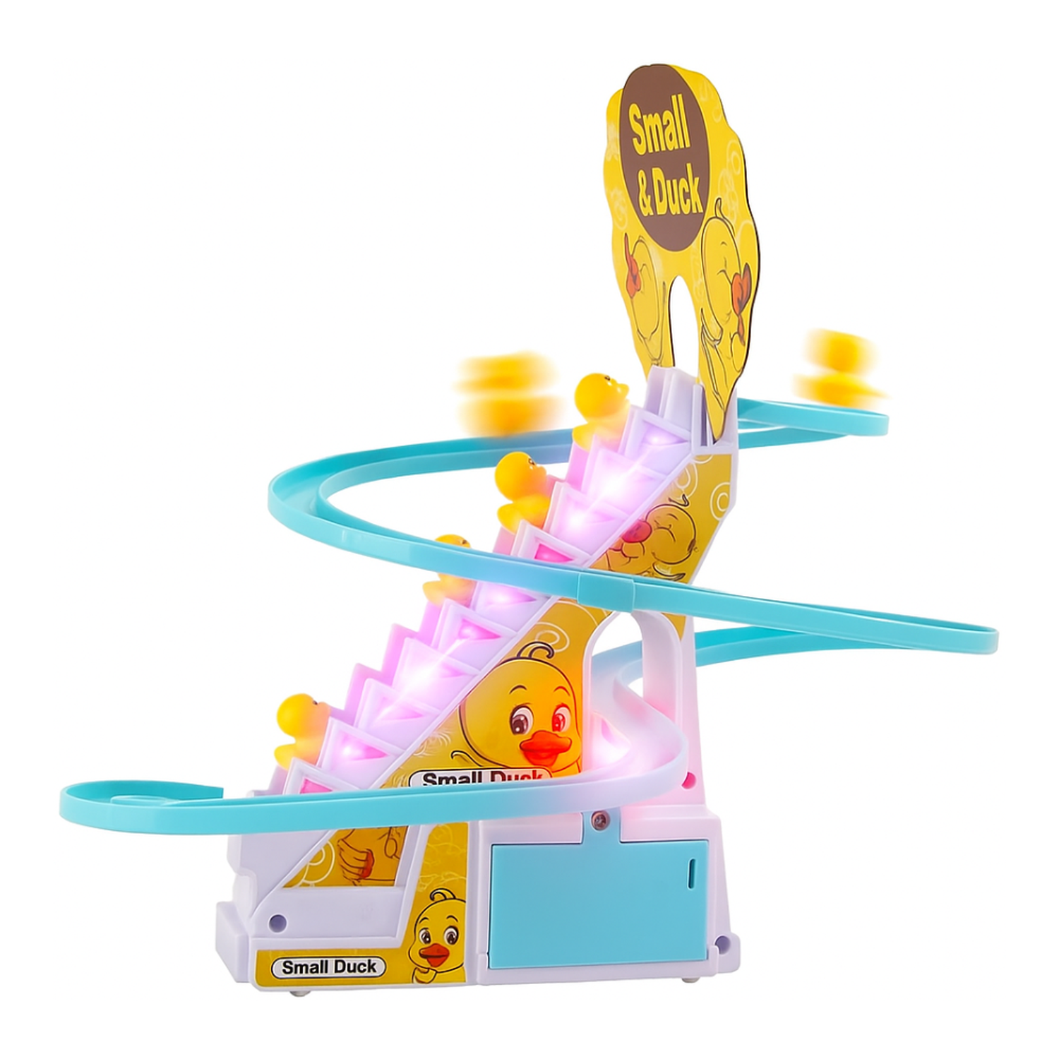 Juguete Pista Pato Small Duck Entretenida Tobogán Carrera-5