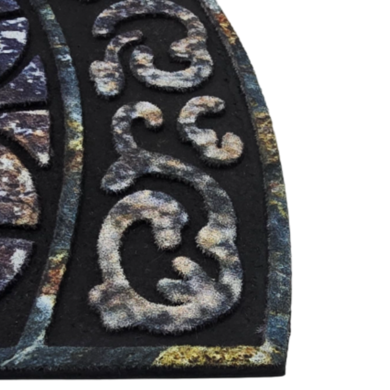 Alfombra Limpiapies Felpudo Alfombra De Entrada Vintage Semi-3