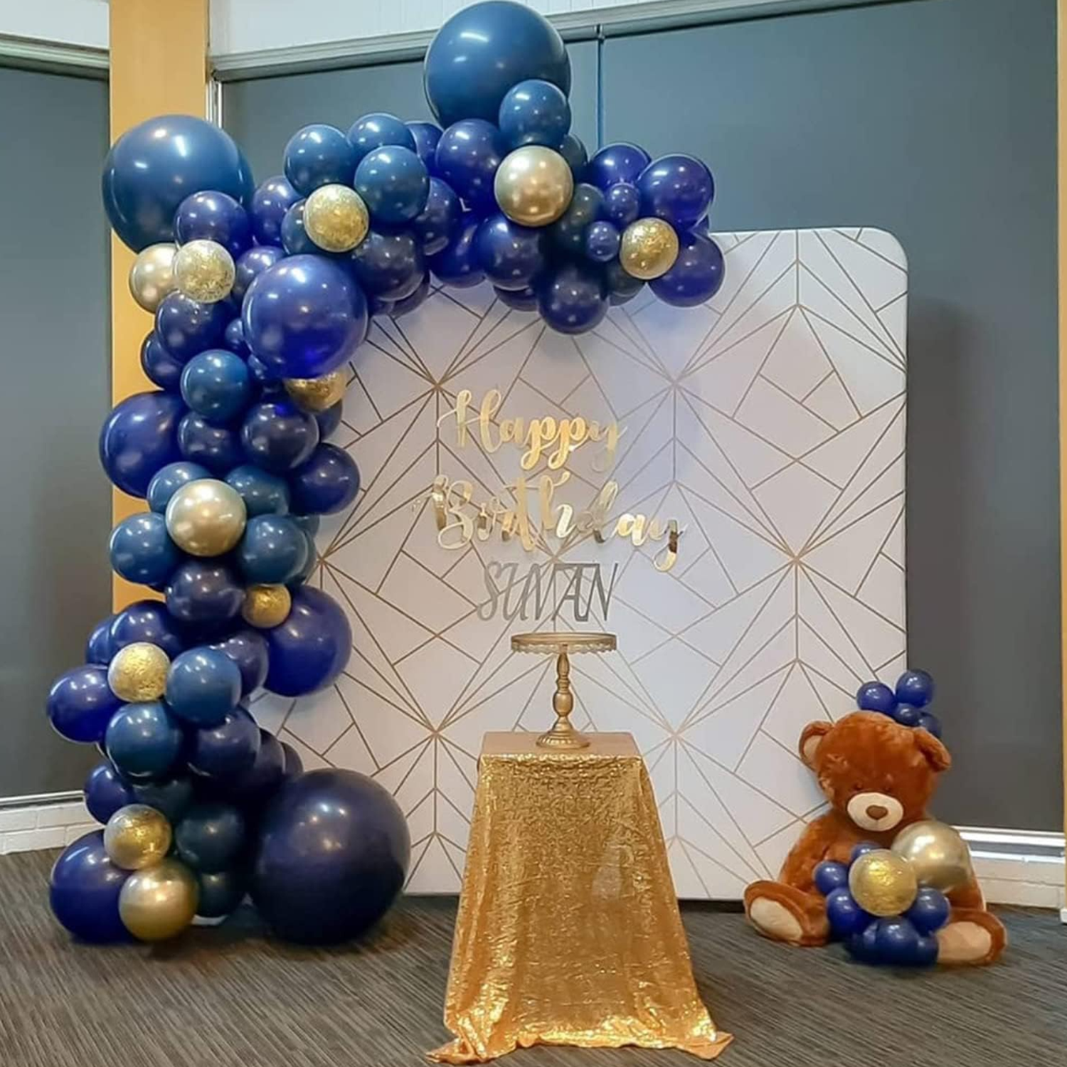 Globos Color Azul Oscuro Vintage 50 Unidades Tamaño R5-2