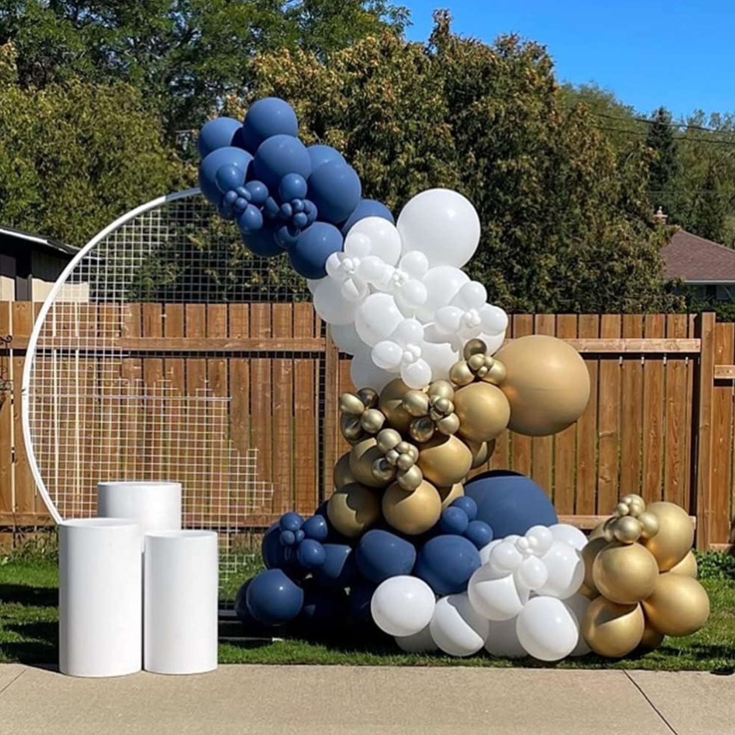 Globos Color Azul Oscuro Vintage 50 Unidades Tamaño R5-5