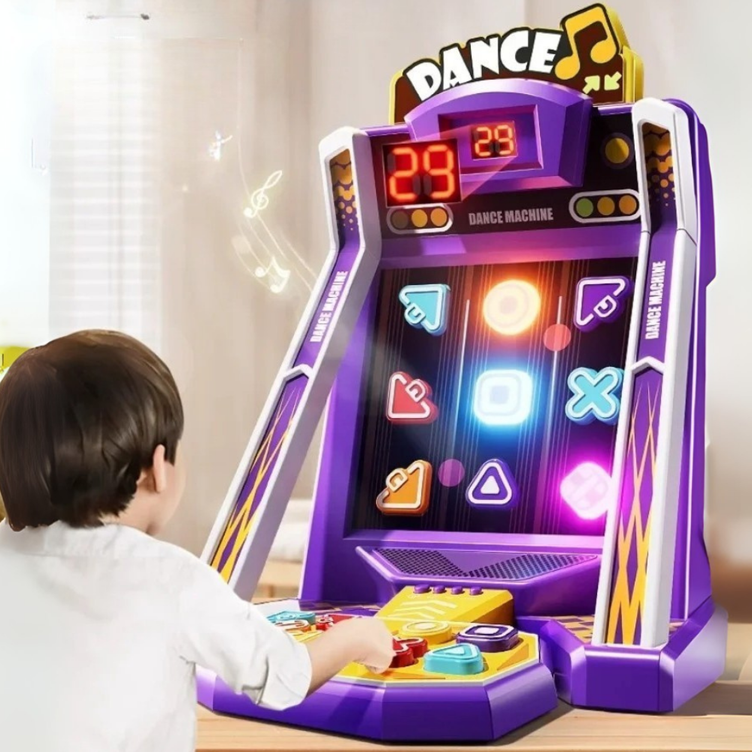 Maquina de Baile Infantil Arcade Musical Juguete Interactivo-2