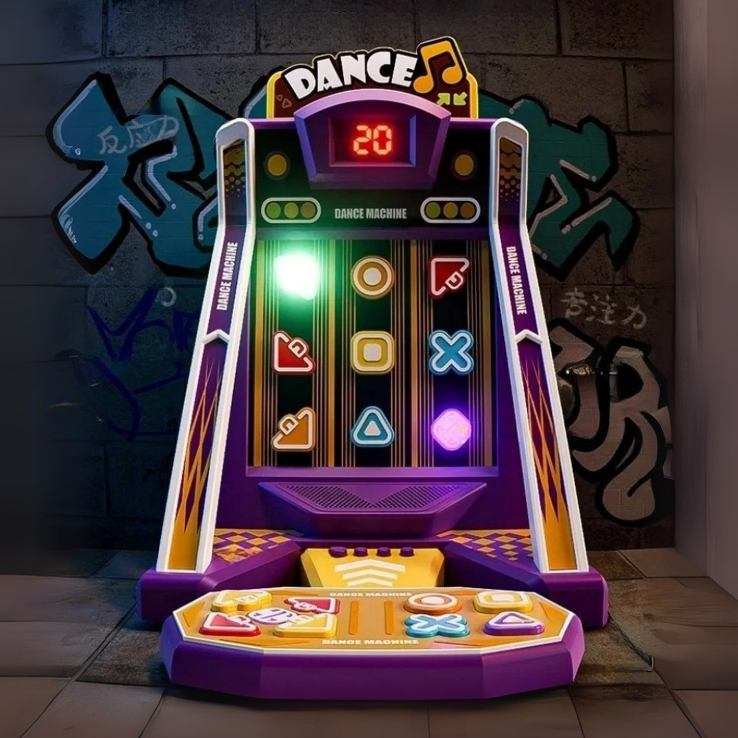 Maquina de Baile Infantil Arcade Musical Juguete Interactivo-3