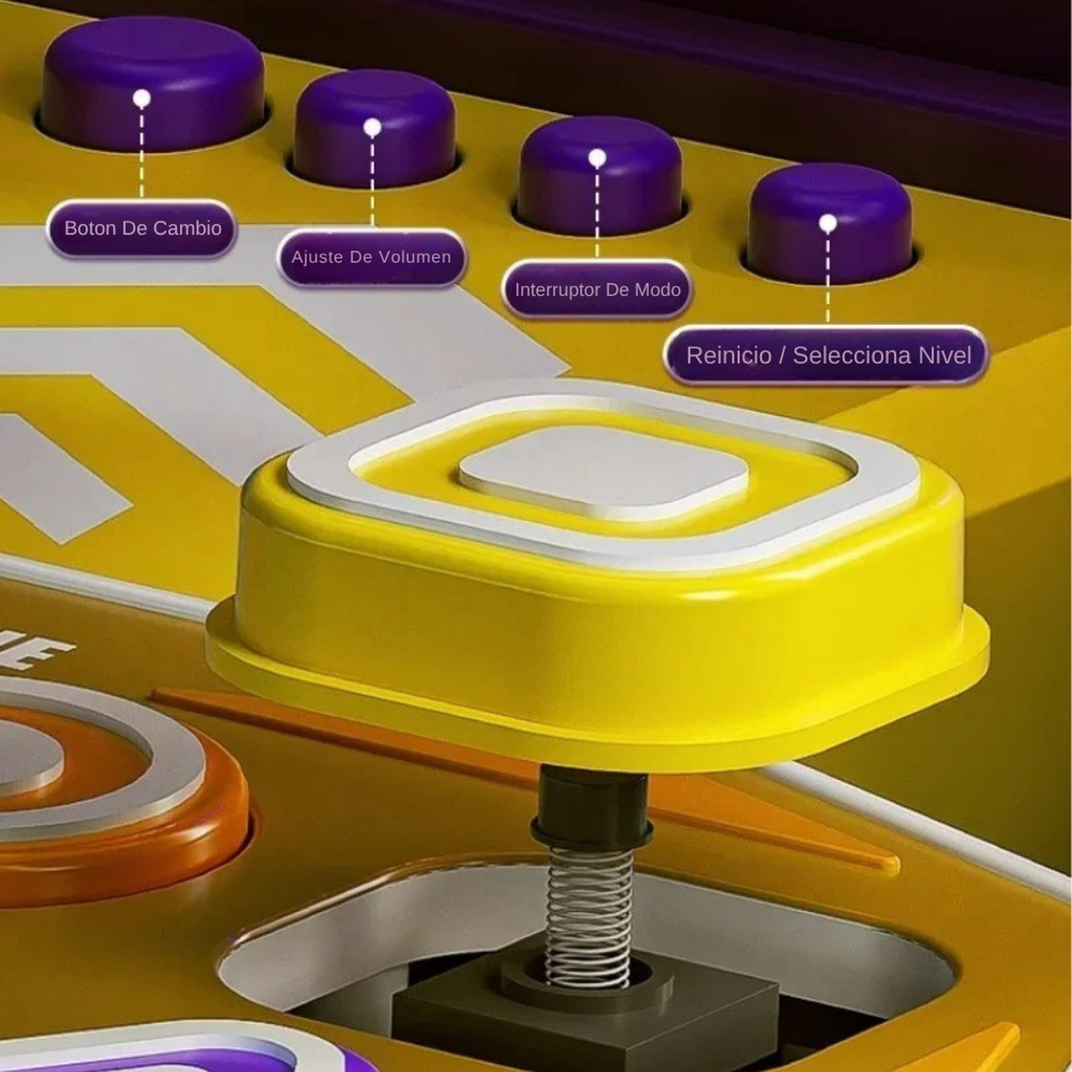 Maquina de Baile Infantil Arcade Musical Juguete Interactivo-4