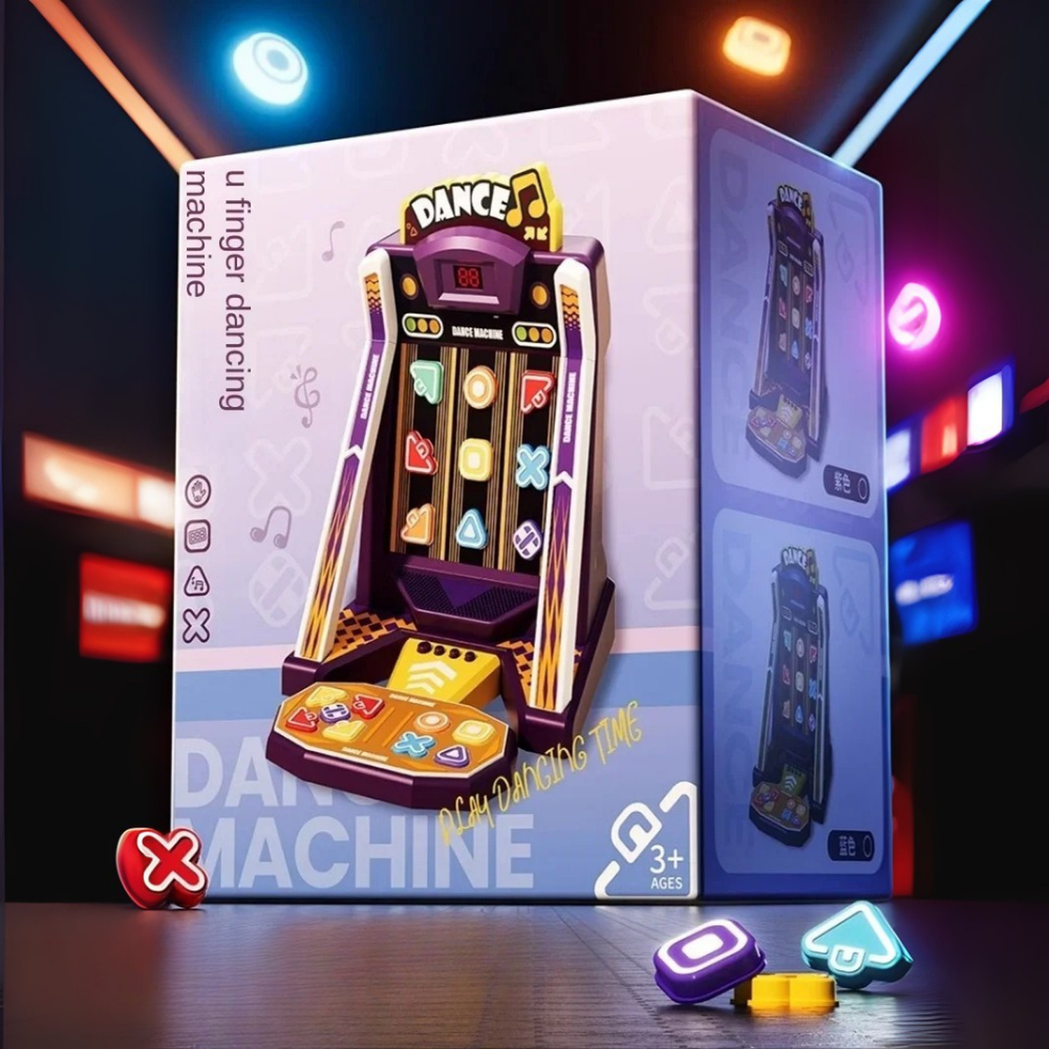 Maquina de Baile Infantil Arcade Musical Juguete Interactivo-5