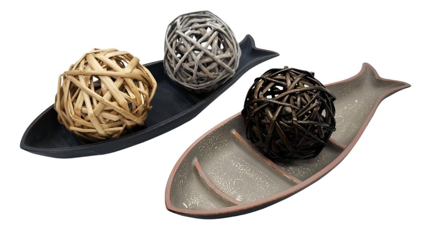 Esfera De Mimbre Para Decoración Pelotas De Mimbre Cafe-4