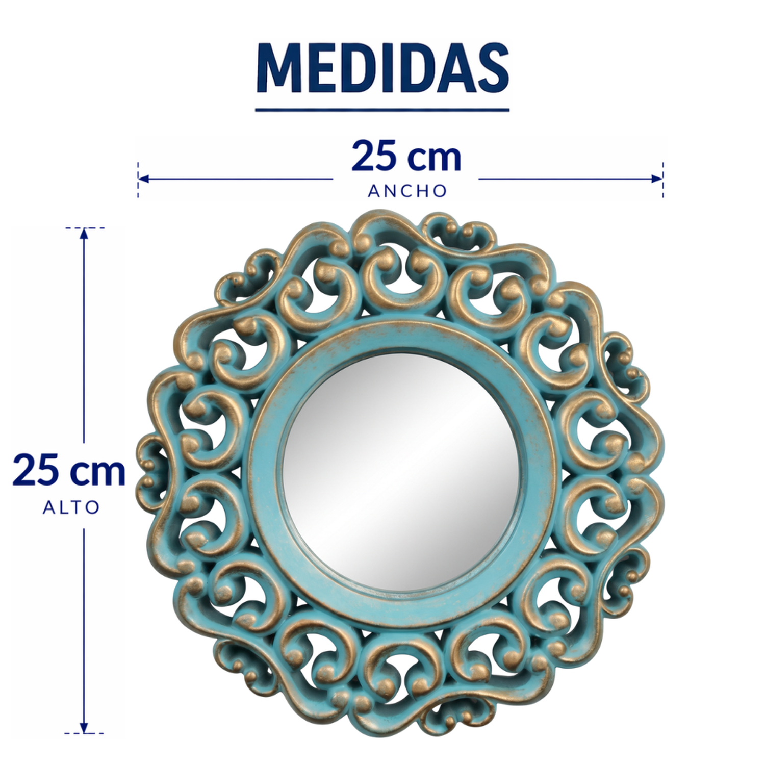 Set 3 Marcos De Espejos Estilo Arabe Decorativo Calipso Deco-8