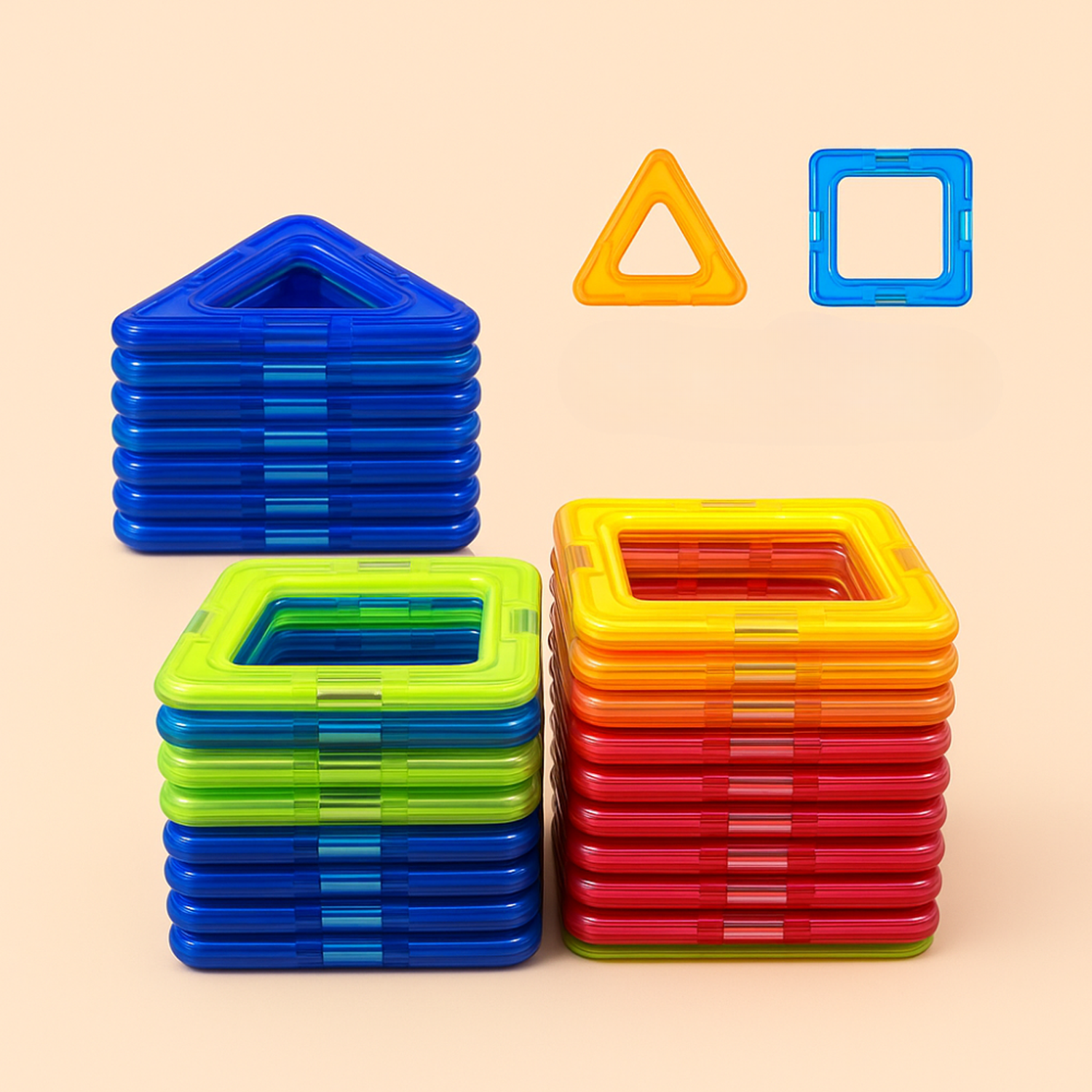 Set de Construccion Magnetico Piezas Magneticas 88 Piezas-3