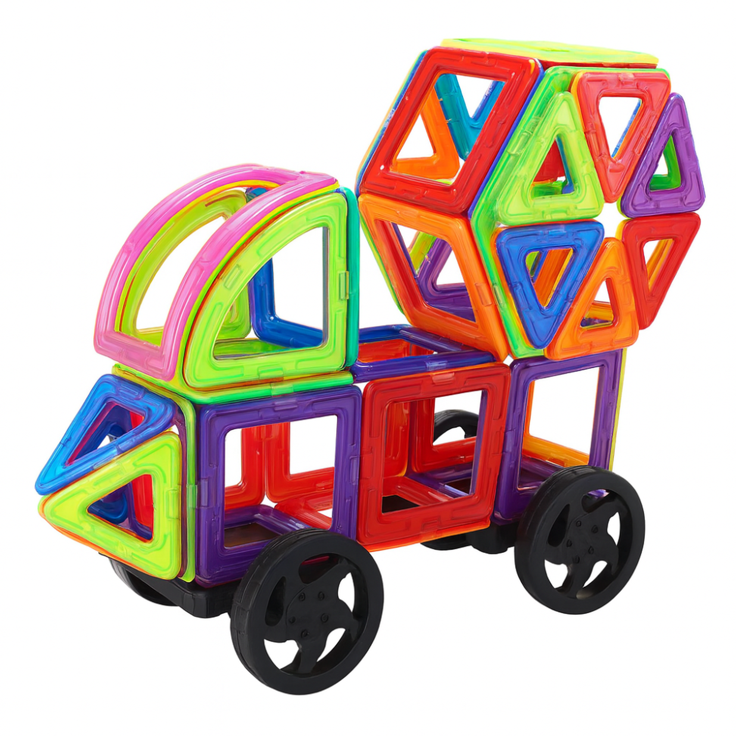 Set de Construccion Magnetico Piezas Magneticas 88 Piezas-7