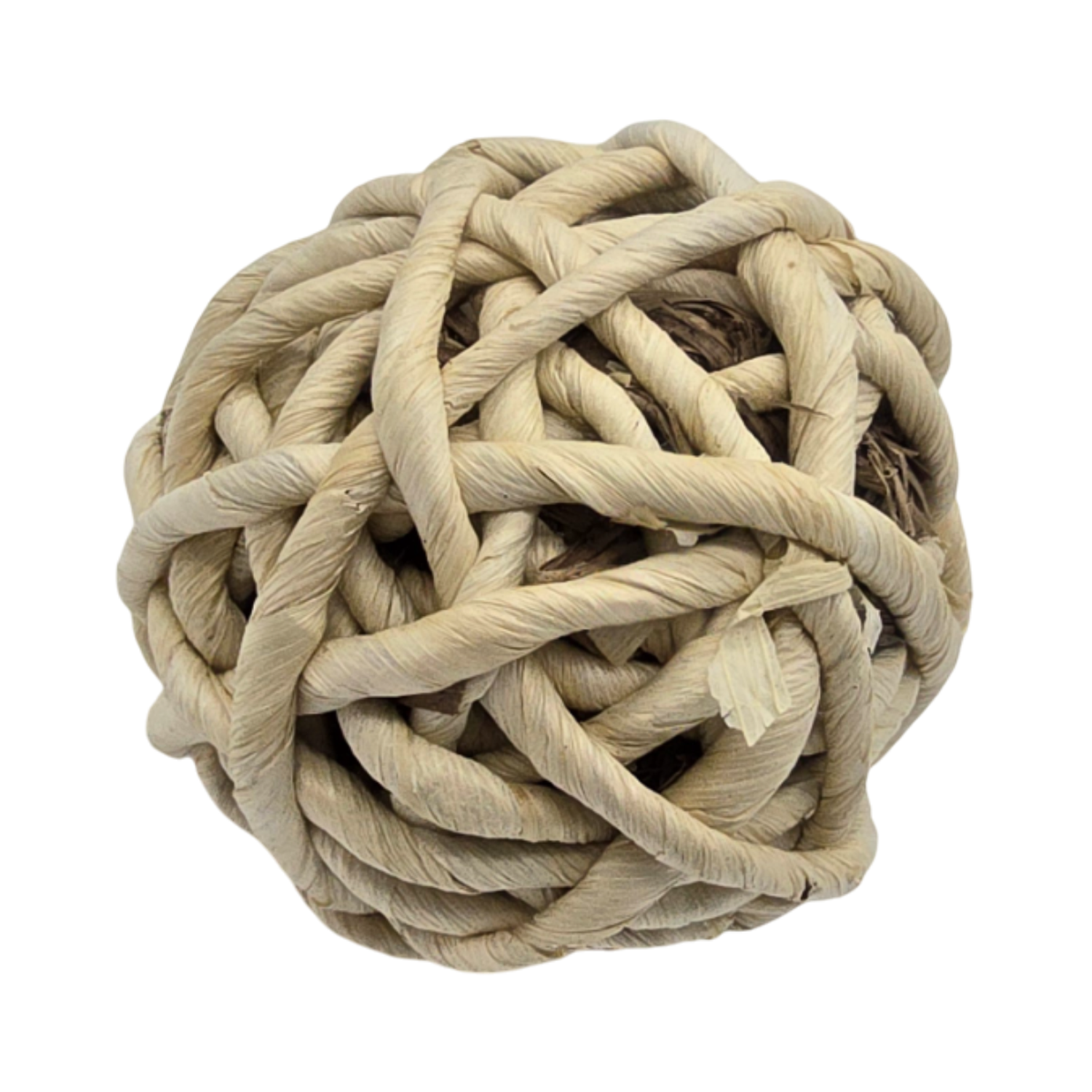 Set 2 Esferas De Fibra Cuerda Para Decoracion Pelota Marron-3